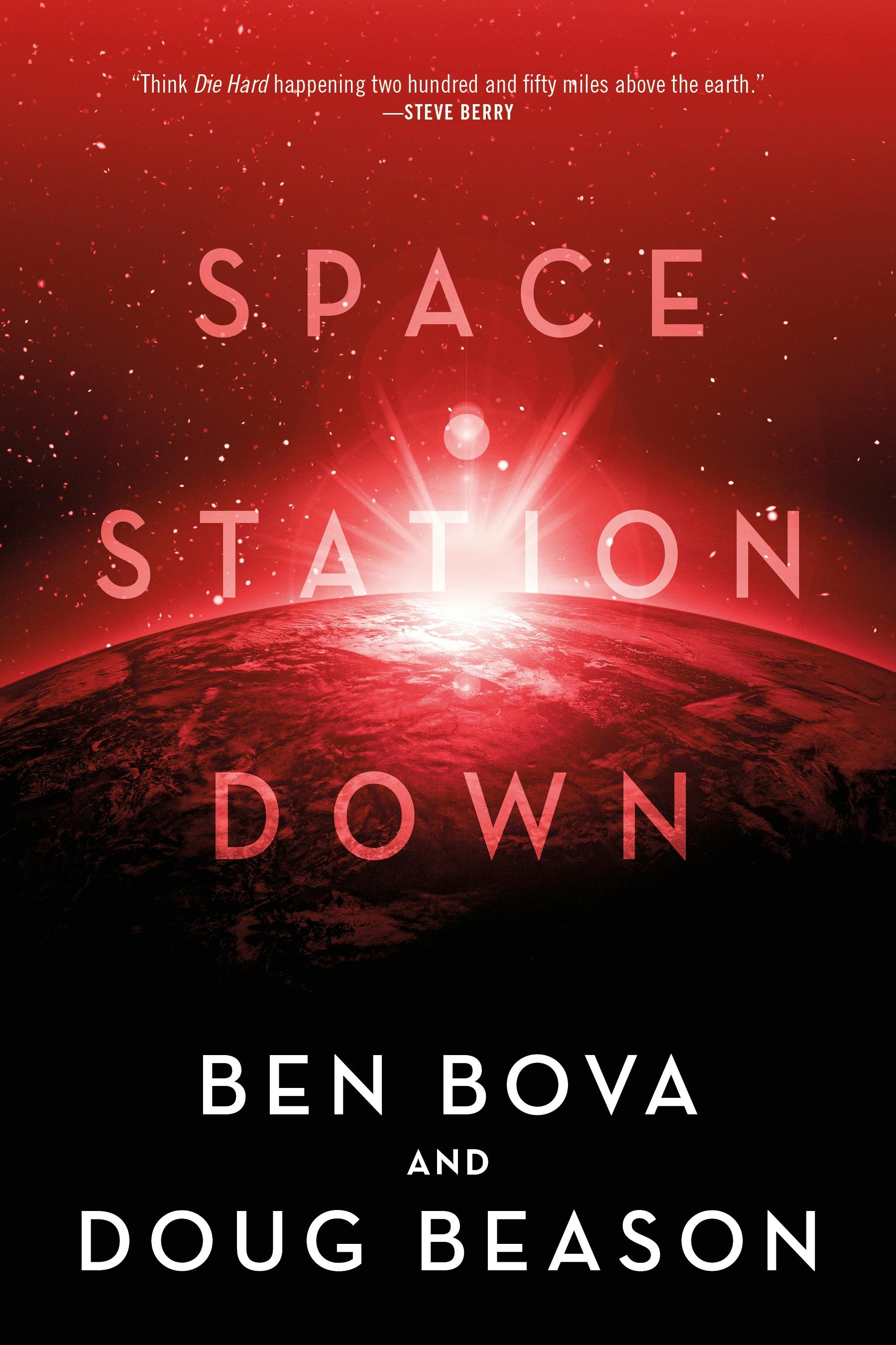 Cover for the book titled as: Space Station Down