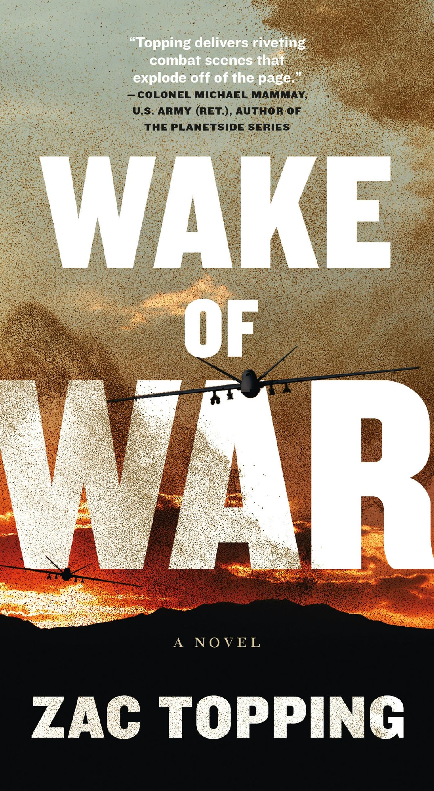 Cover for the book titled as: Wake of War