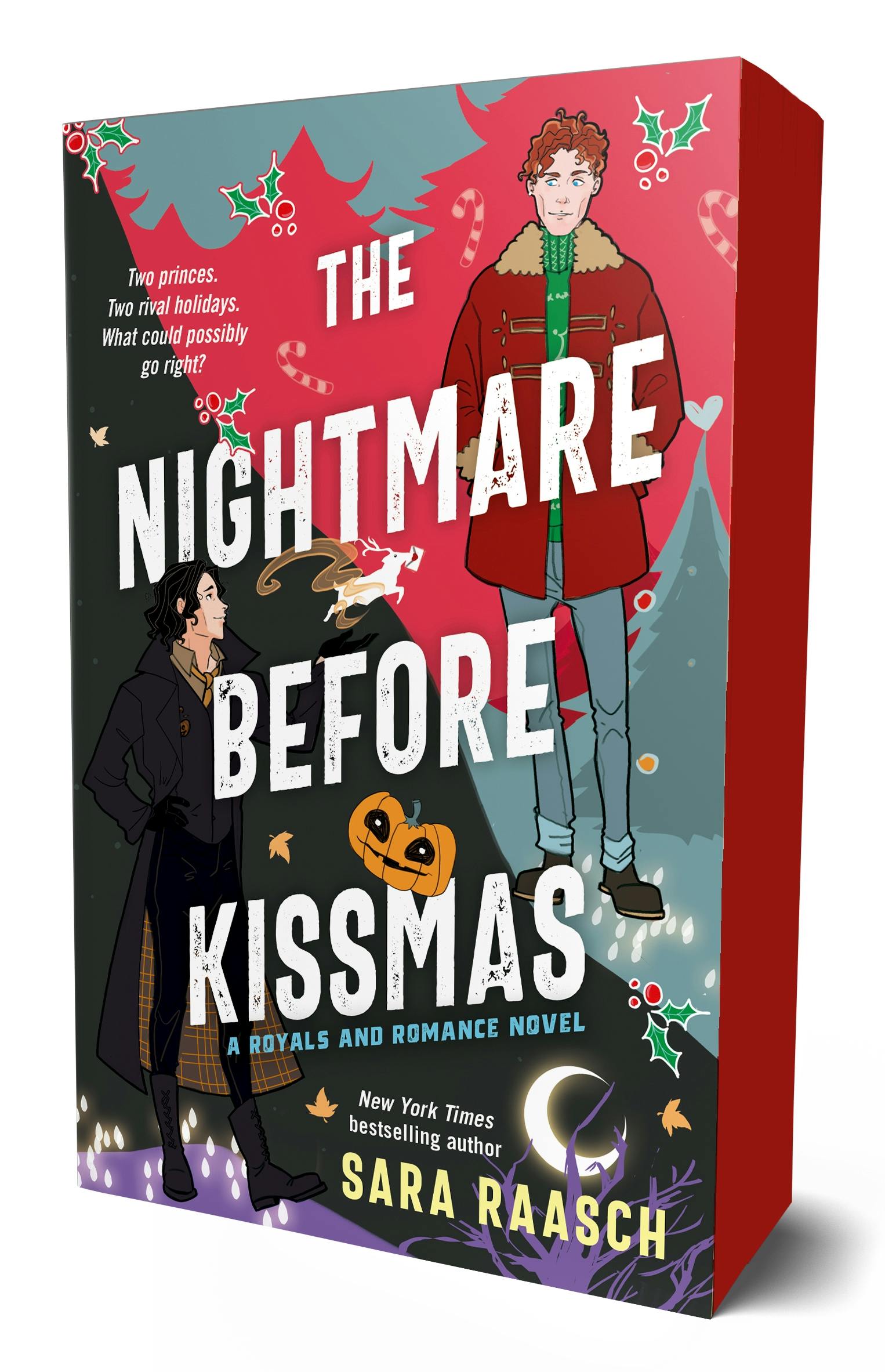 Cover for the book titled as: The Nightmare Before Kissmas