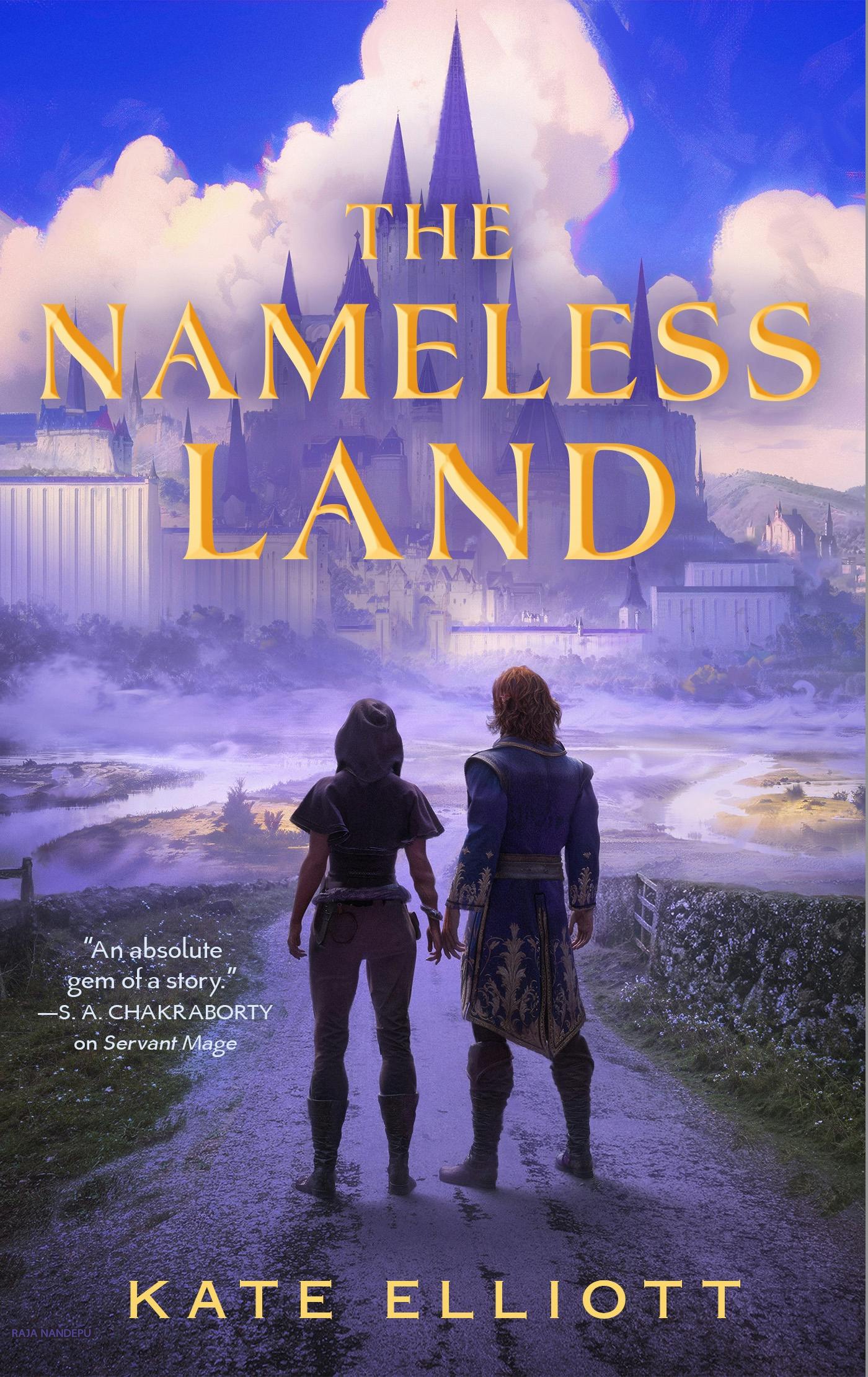 Cover for the book titled as: The Nameless Land