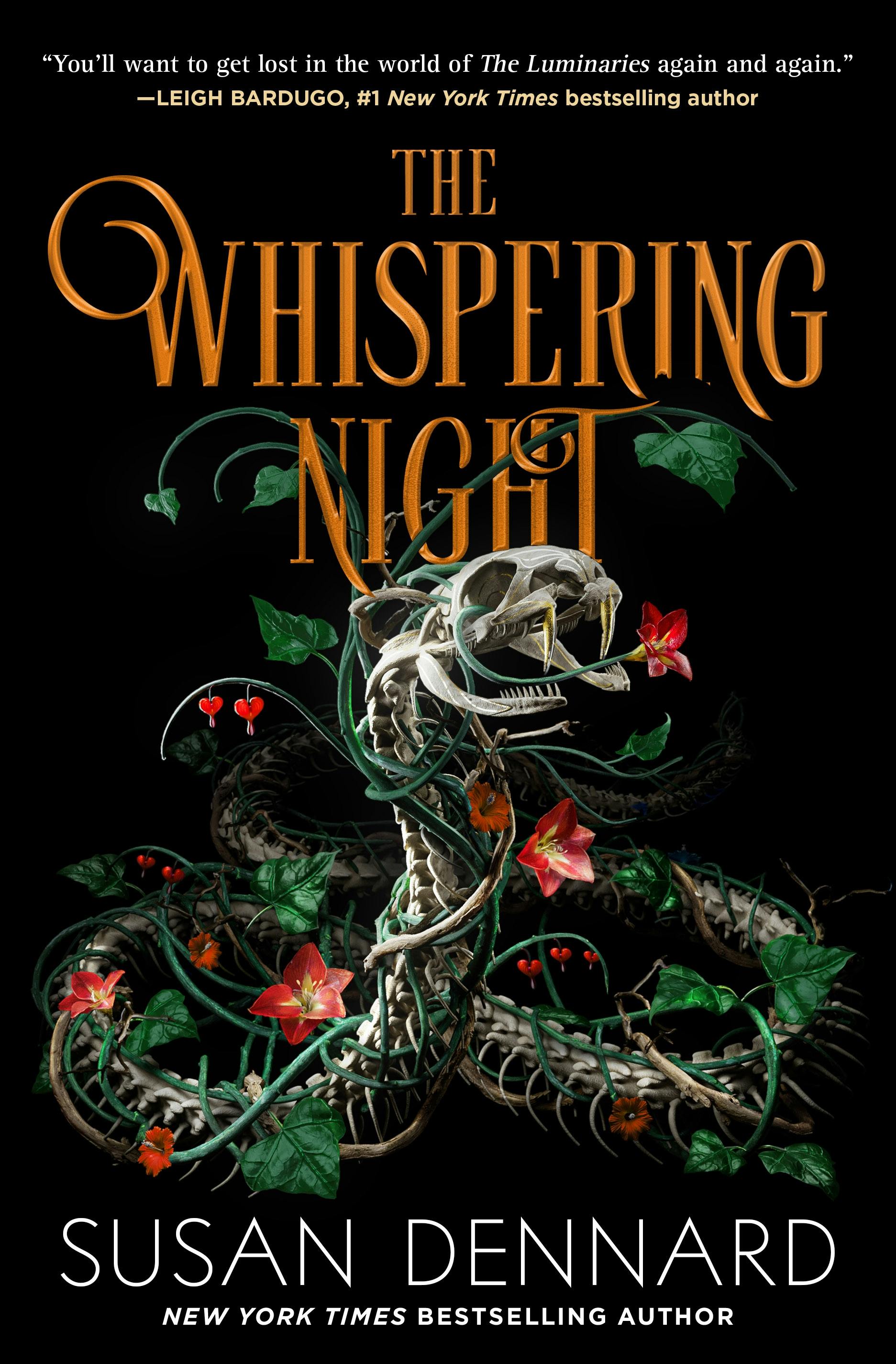 Cover for the book titled as: The Whispering Night