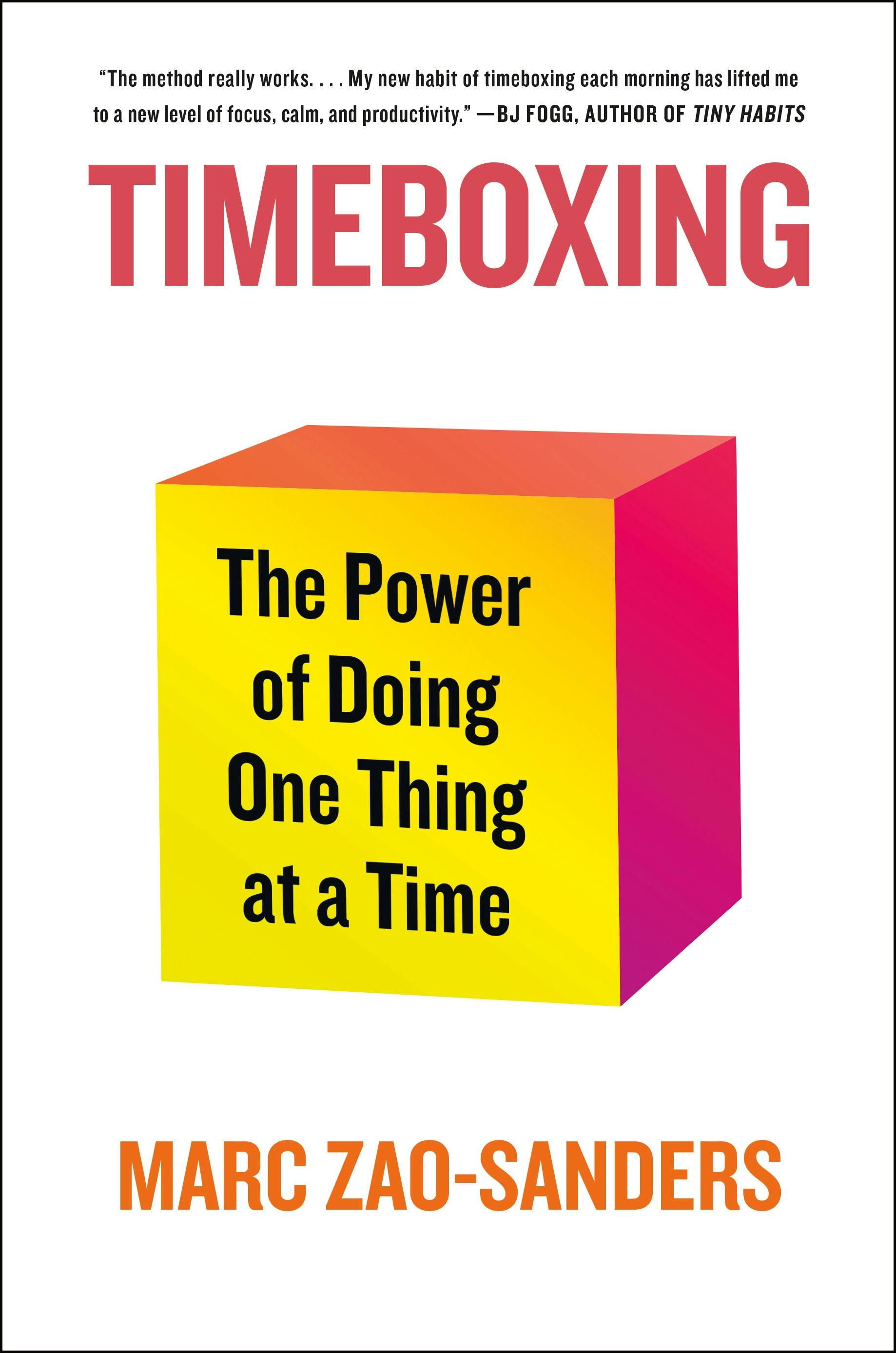 Related slider books -Timeboxing