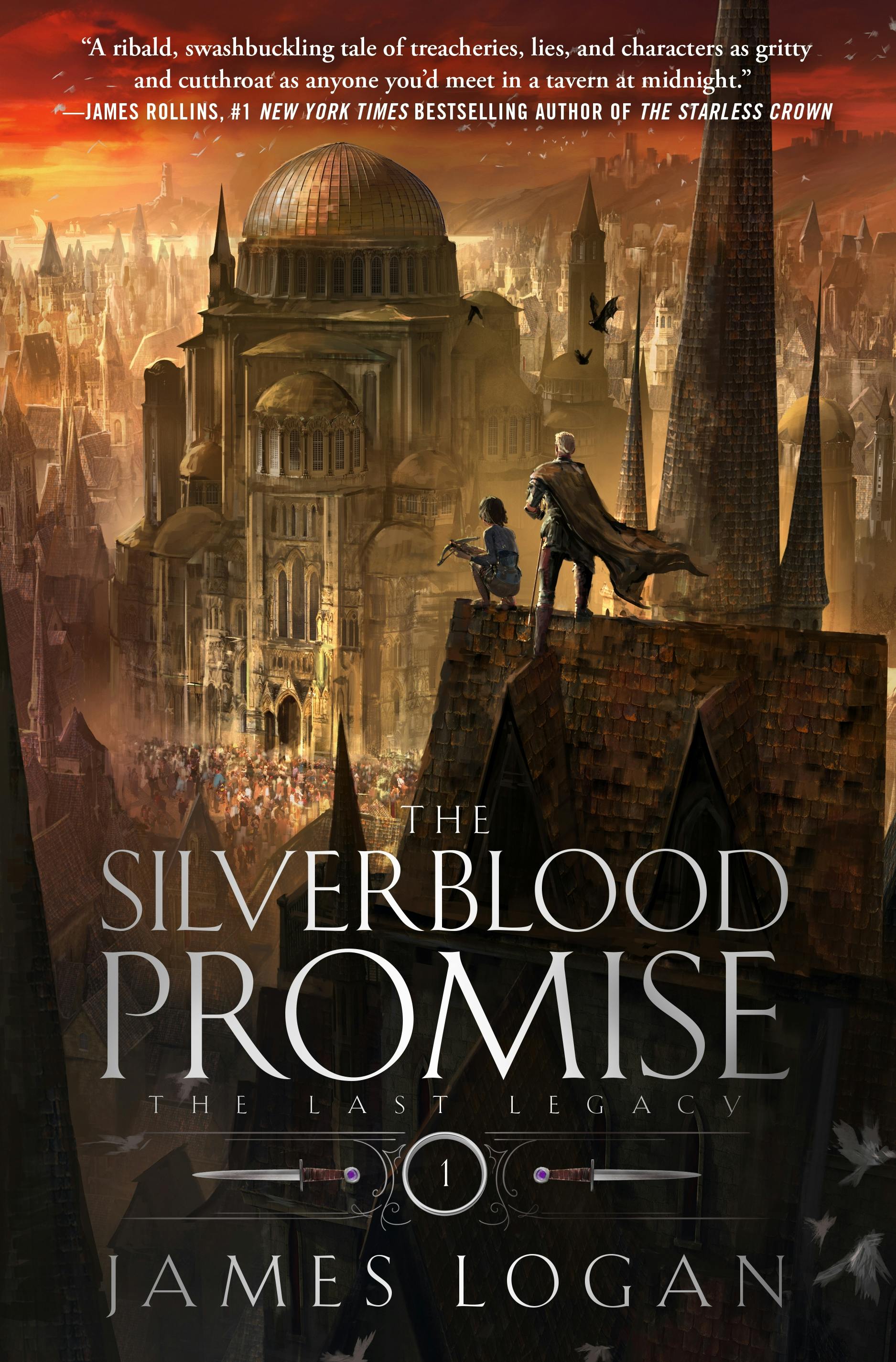 Cover for the book titled as: The Silverblood Promise