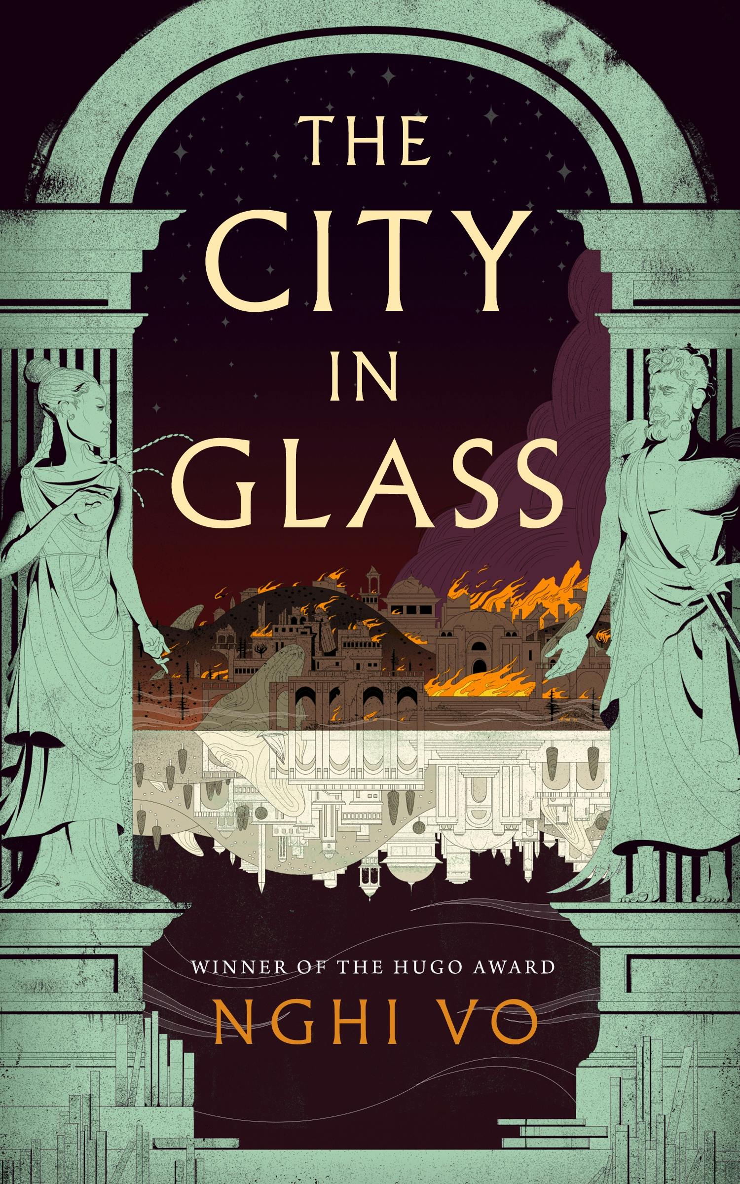 Cover for the book titled as: The City in Glass