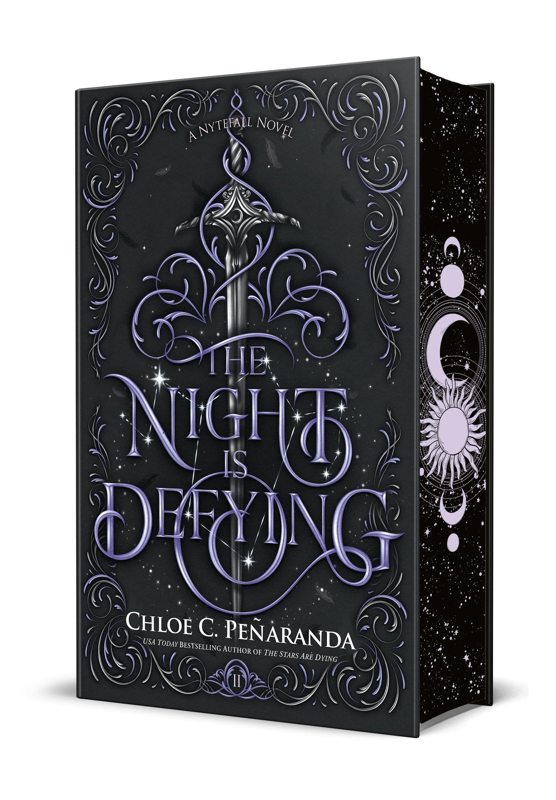 Cover for the book titled as: The Night Is Defying