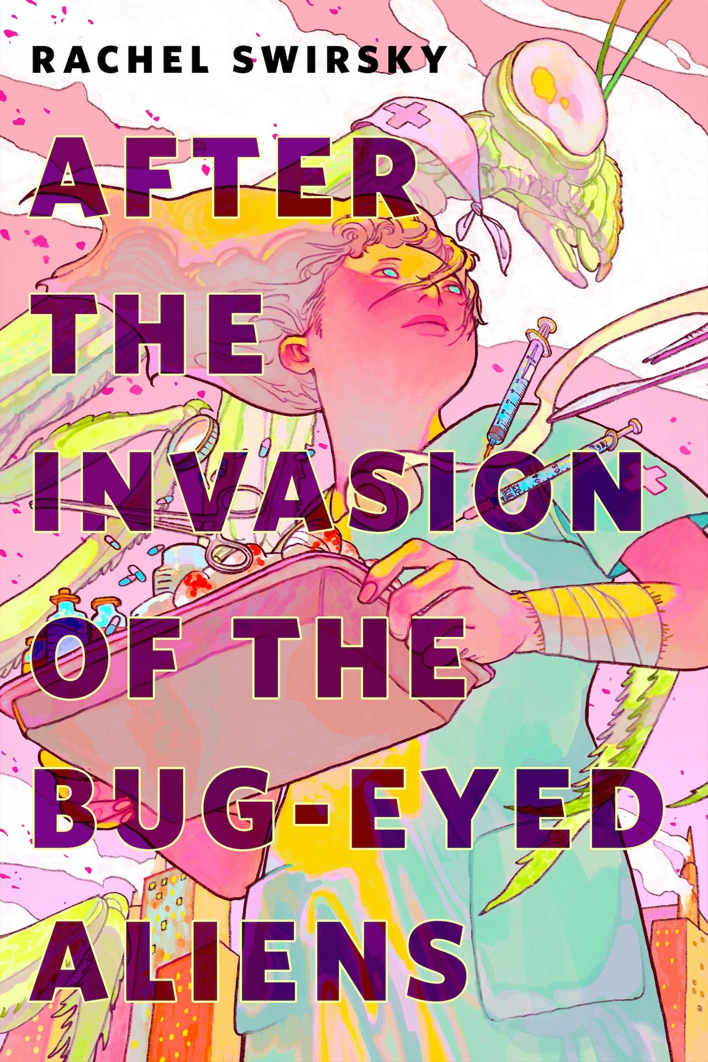 Cover for the book titled as: After the Invasion of the Bug-Eyed Aliens