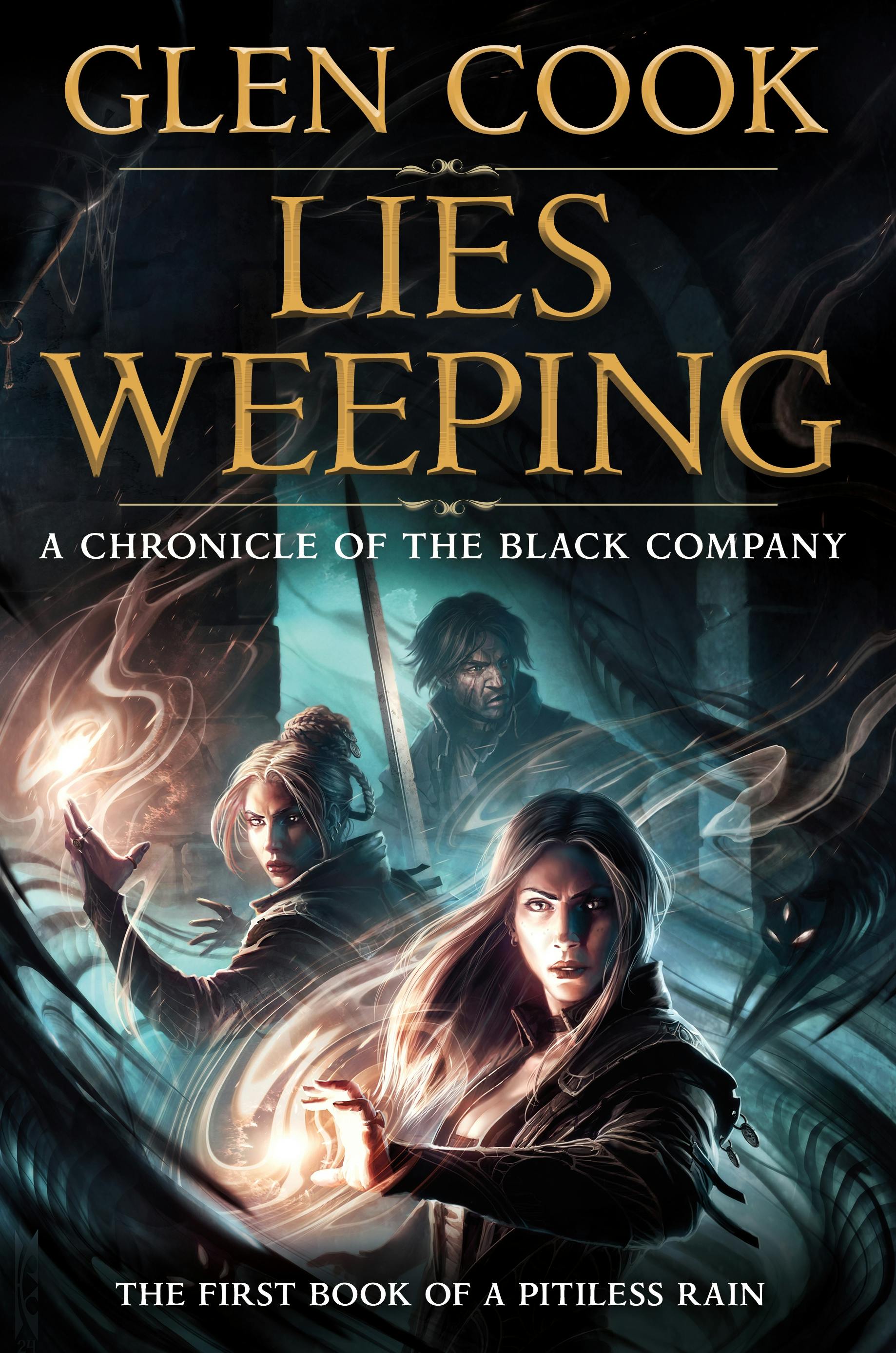 Cover for the book titled as: Lies Weeping