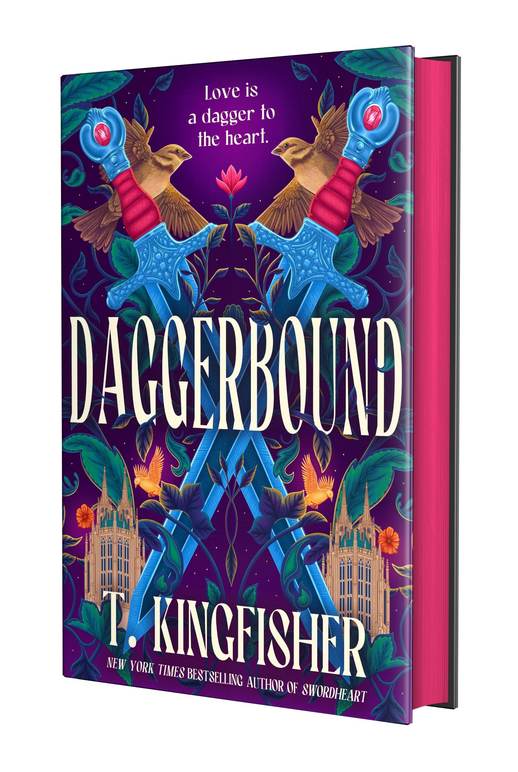 Cover for the book titled as: Daggerbound