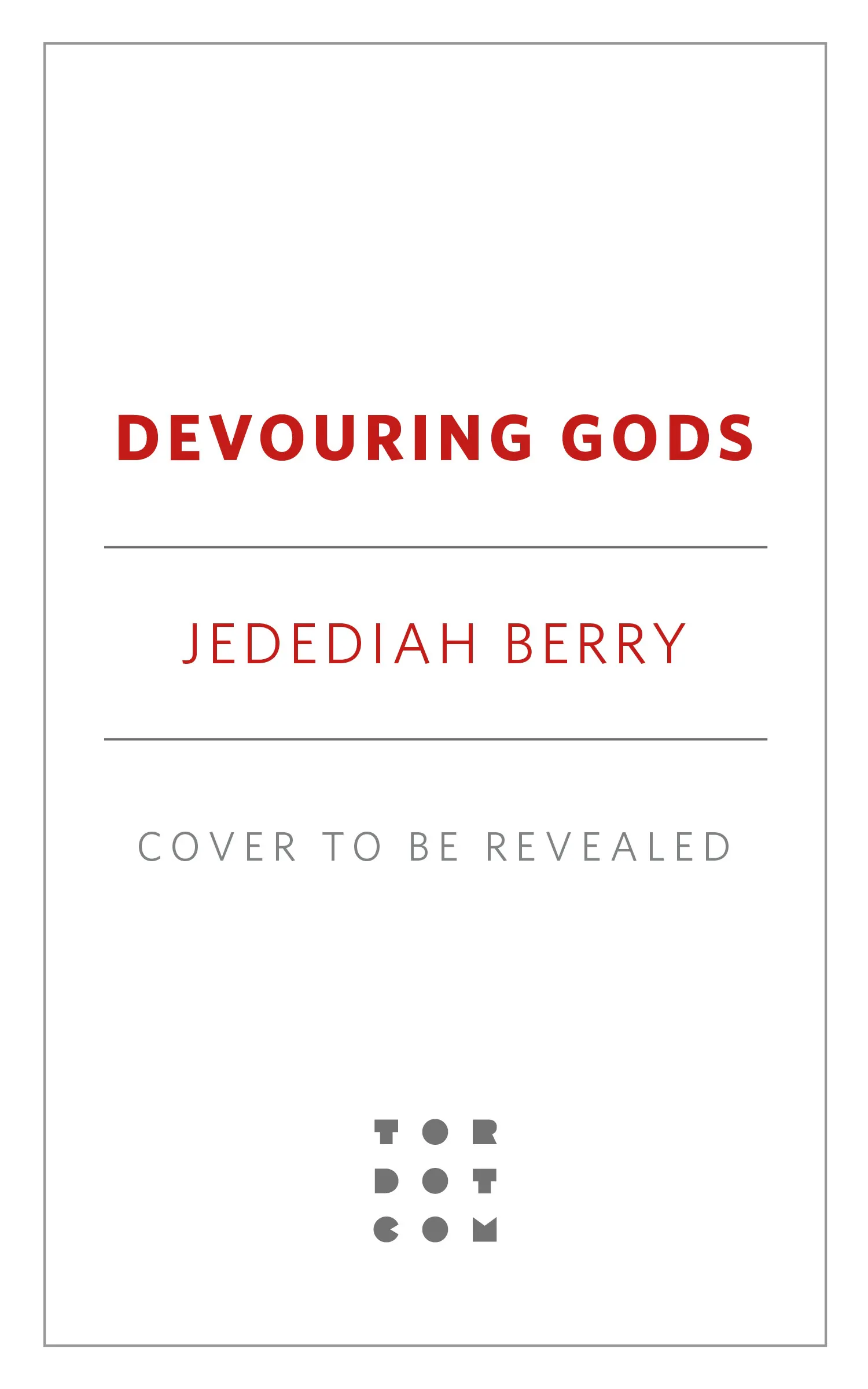 Cover for the book titled as: Devouring Gods
