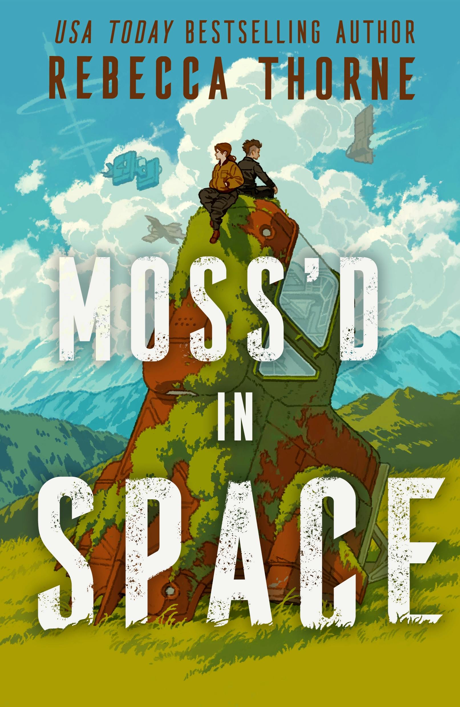 Cover for the book titled as: Moss'd in Space