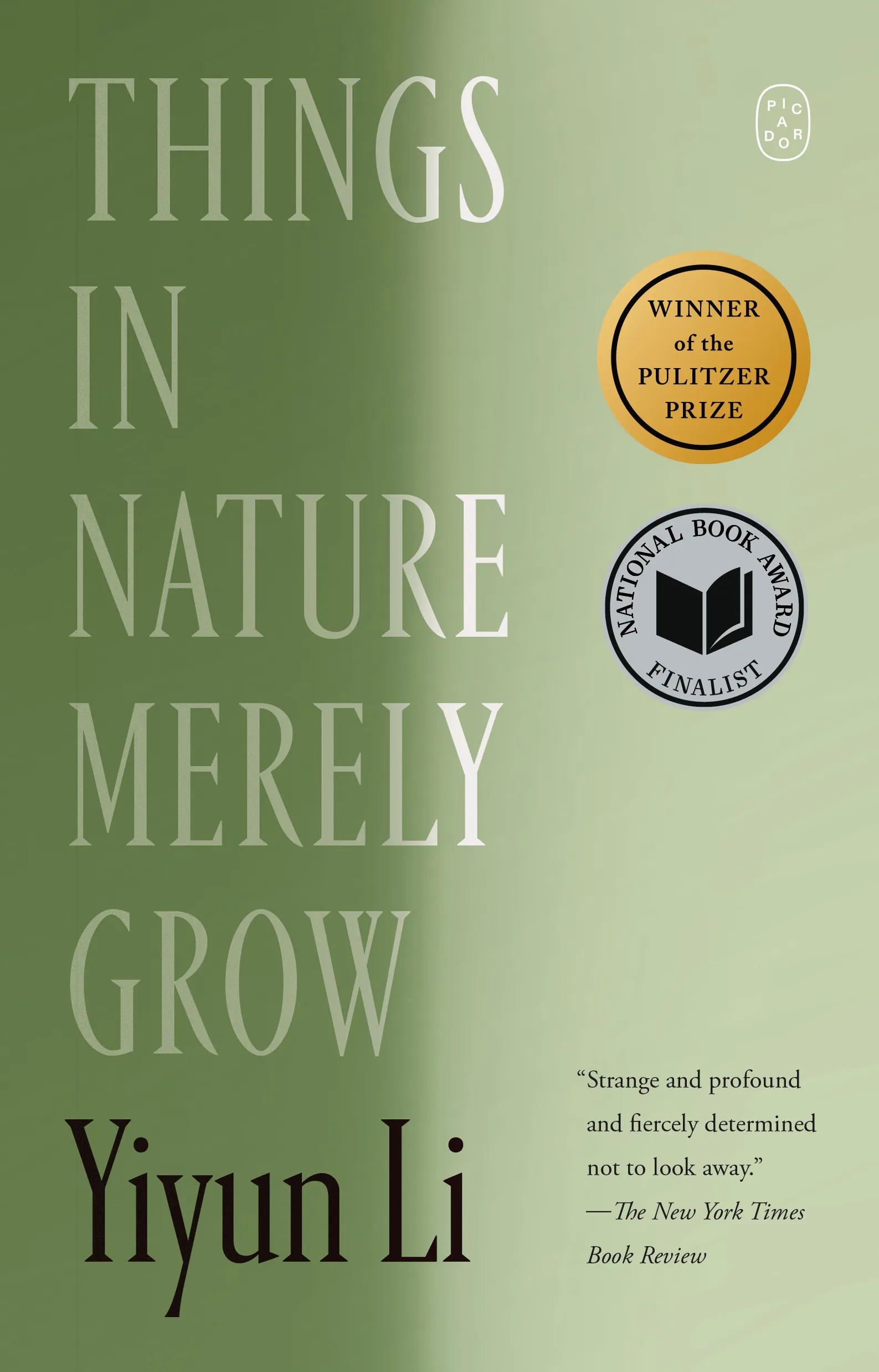 Things in Nature Merely Grow