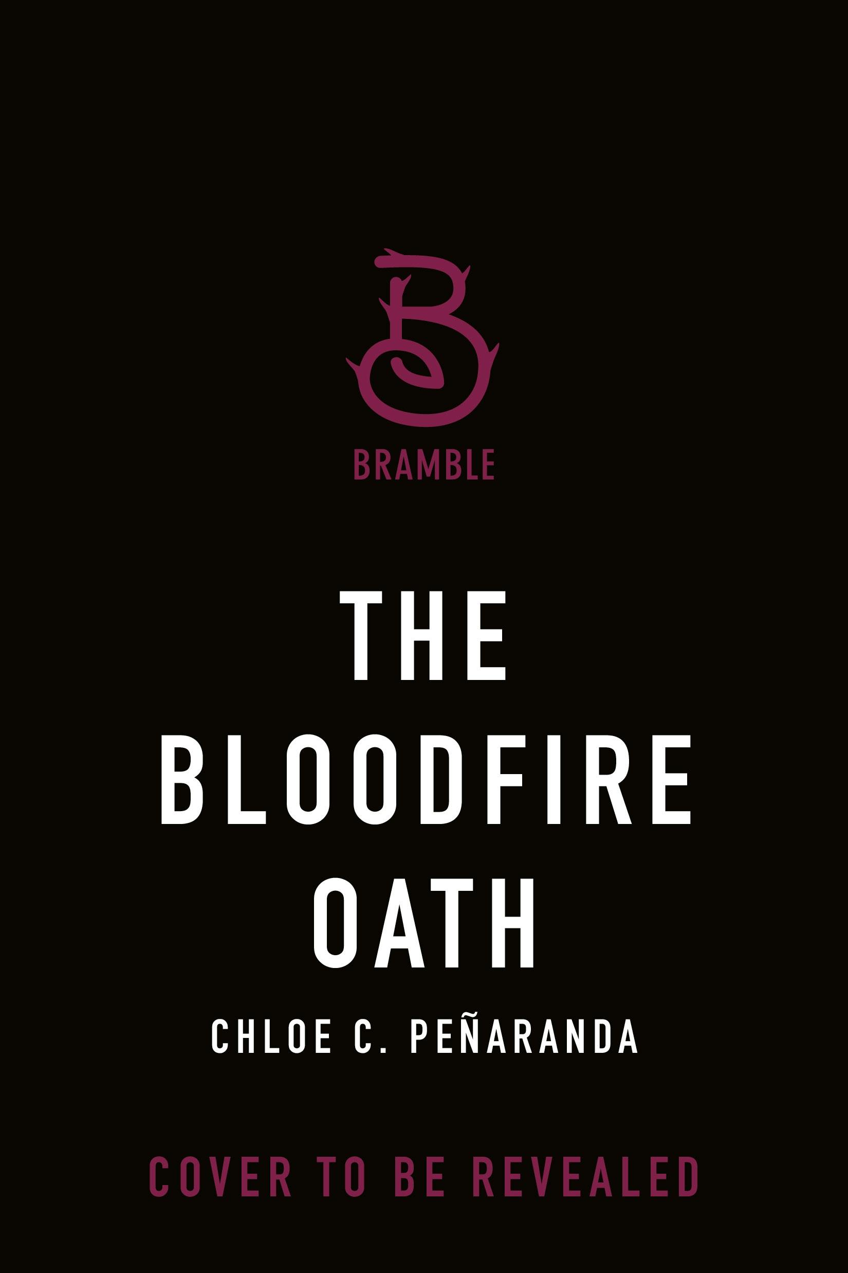 Cover for the book titled as: The Bloodfire Oath