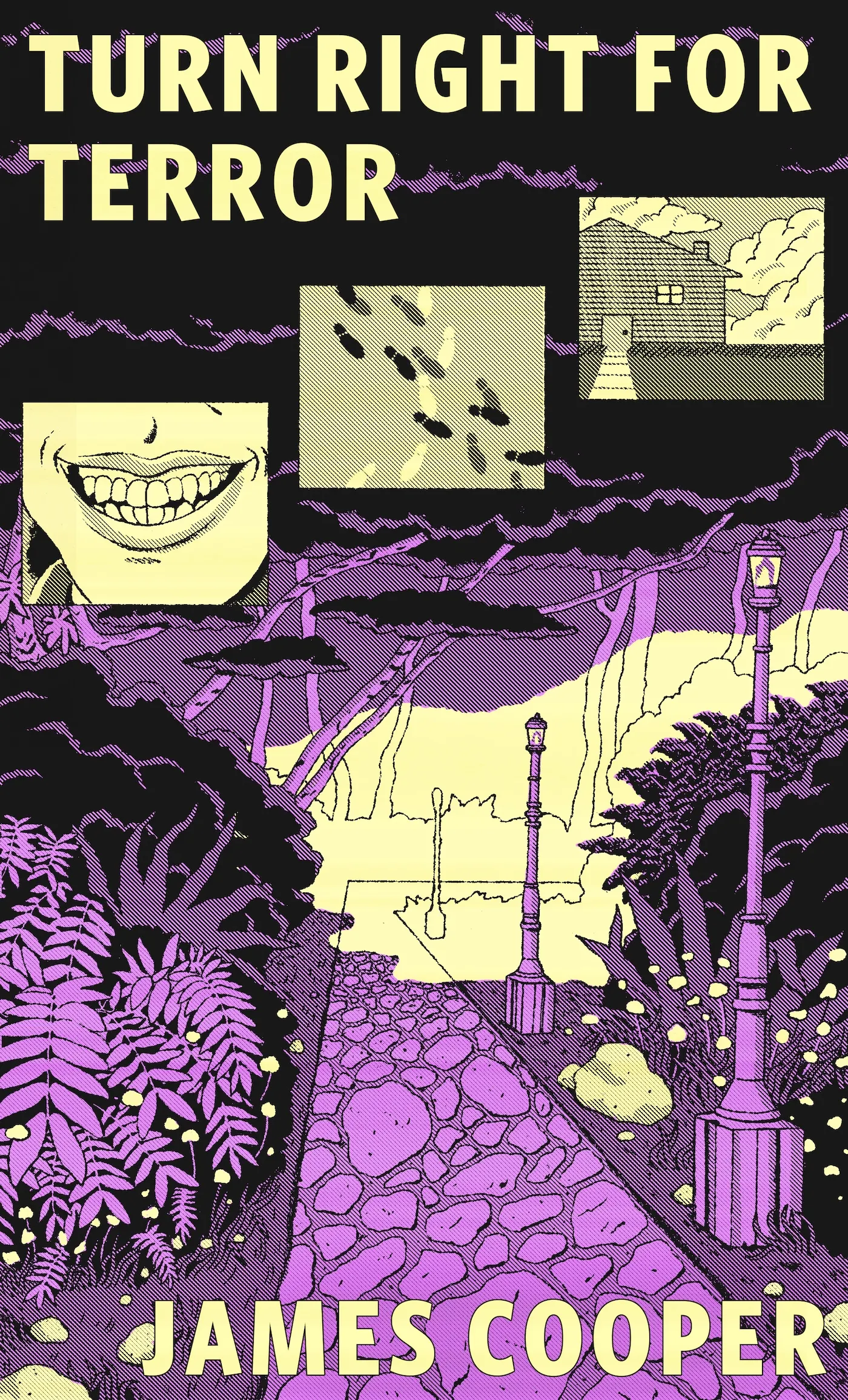 Cover for the book titled as: Turn Right for Terror