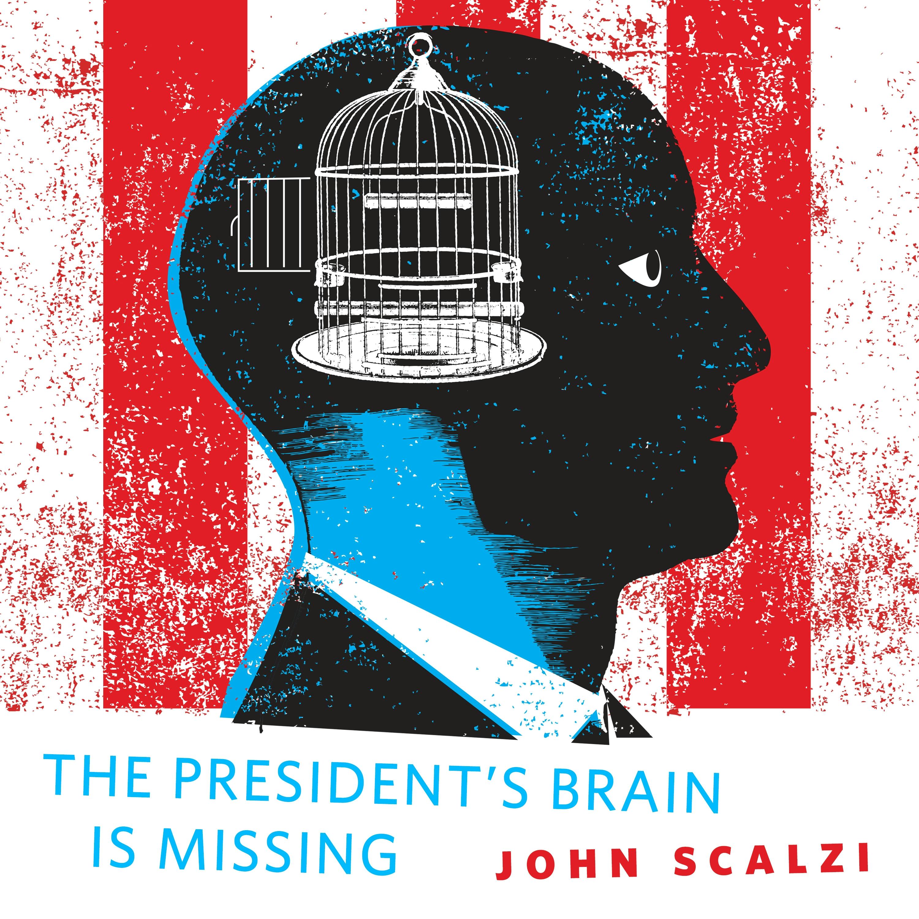 Cover for the book titled as: The President's Brain is Missing