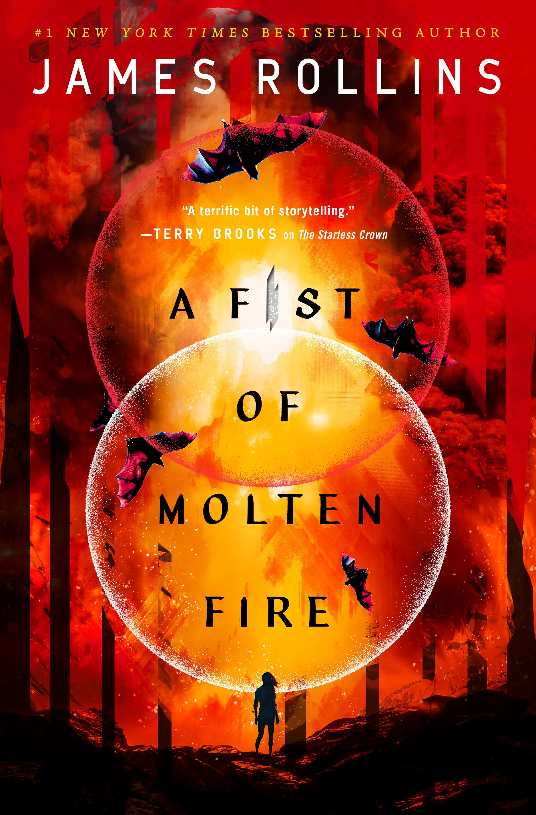 Cover for the book titled as: A Fist of Molten Fire