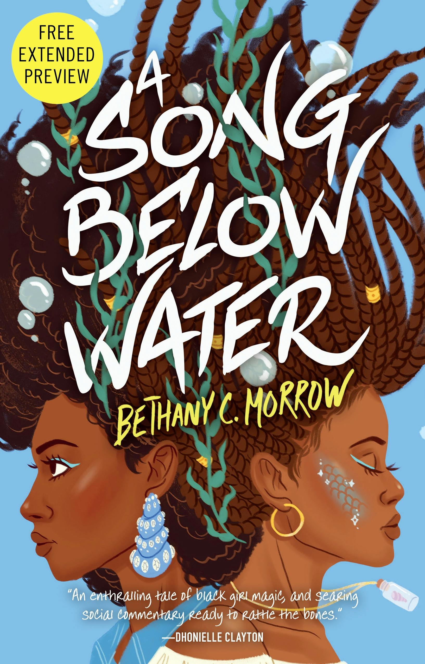 Cover for the book titled as: A Song Below Water Sneak Peek