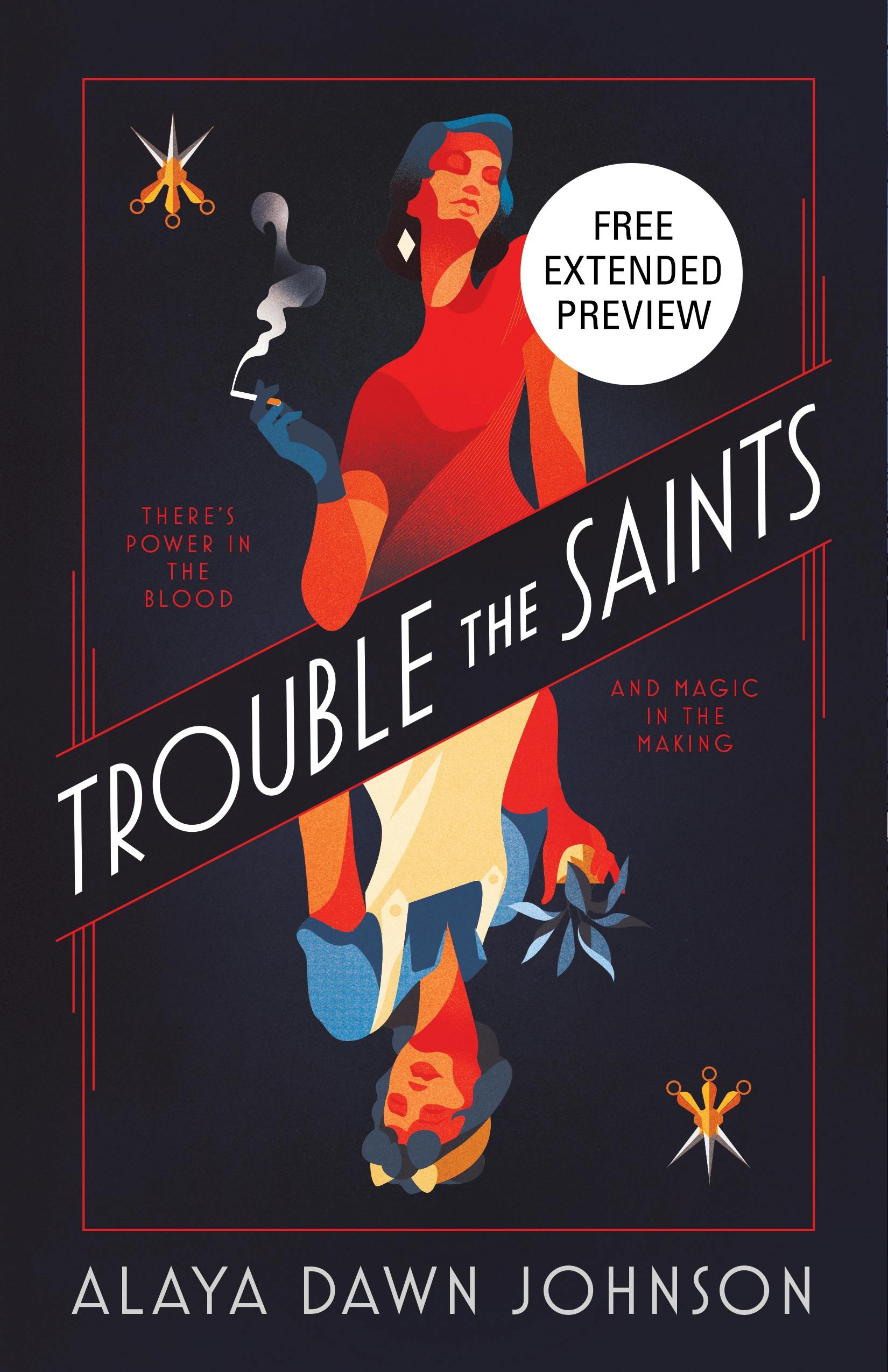 Cover for the book titled as: Trouble the Saints Sneak Peek