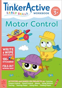 TinkerActive Early Skills Motor Control Workbook Ages 3+