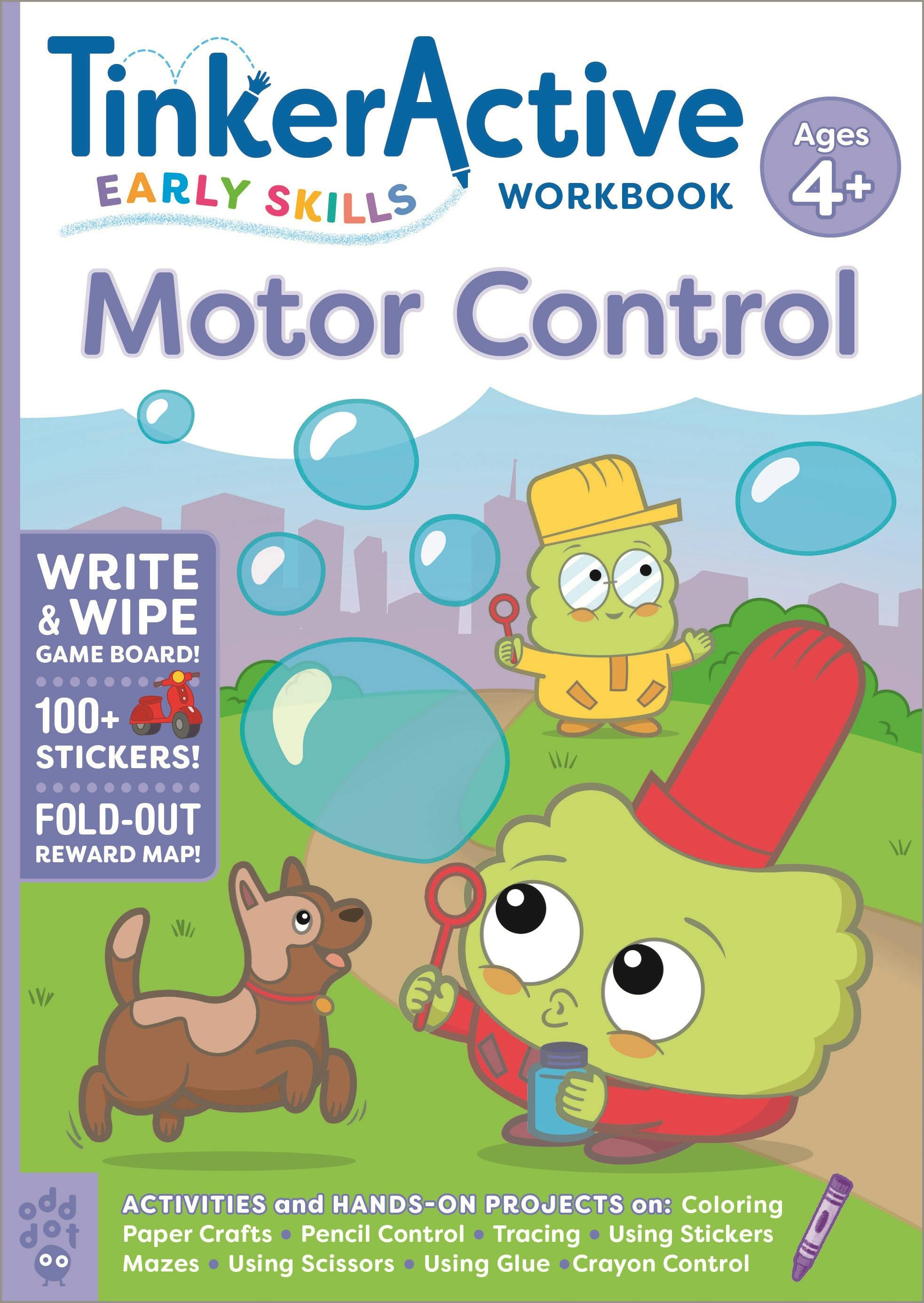 Image of TinkerActive Early Skills Motor Control Workbook Ages 4+