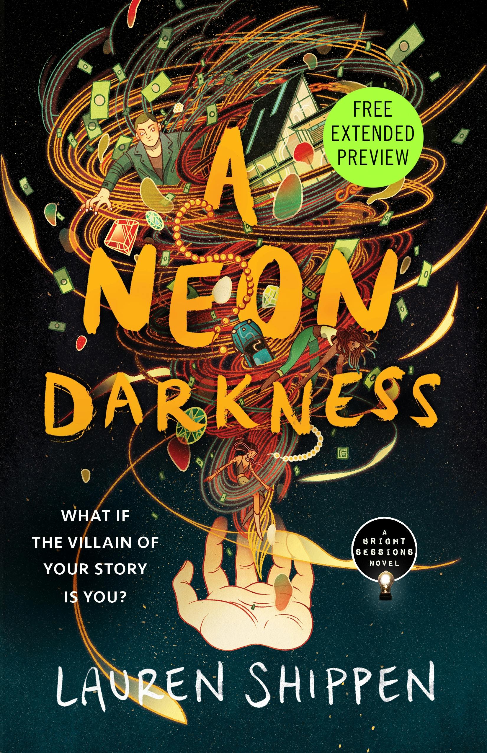 Cover for the book titled as: A Neon Darkness Sneak Peek