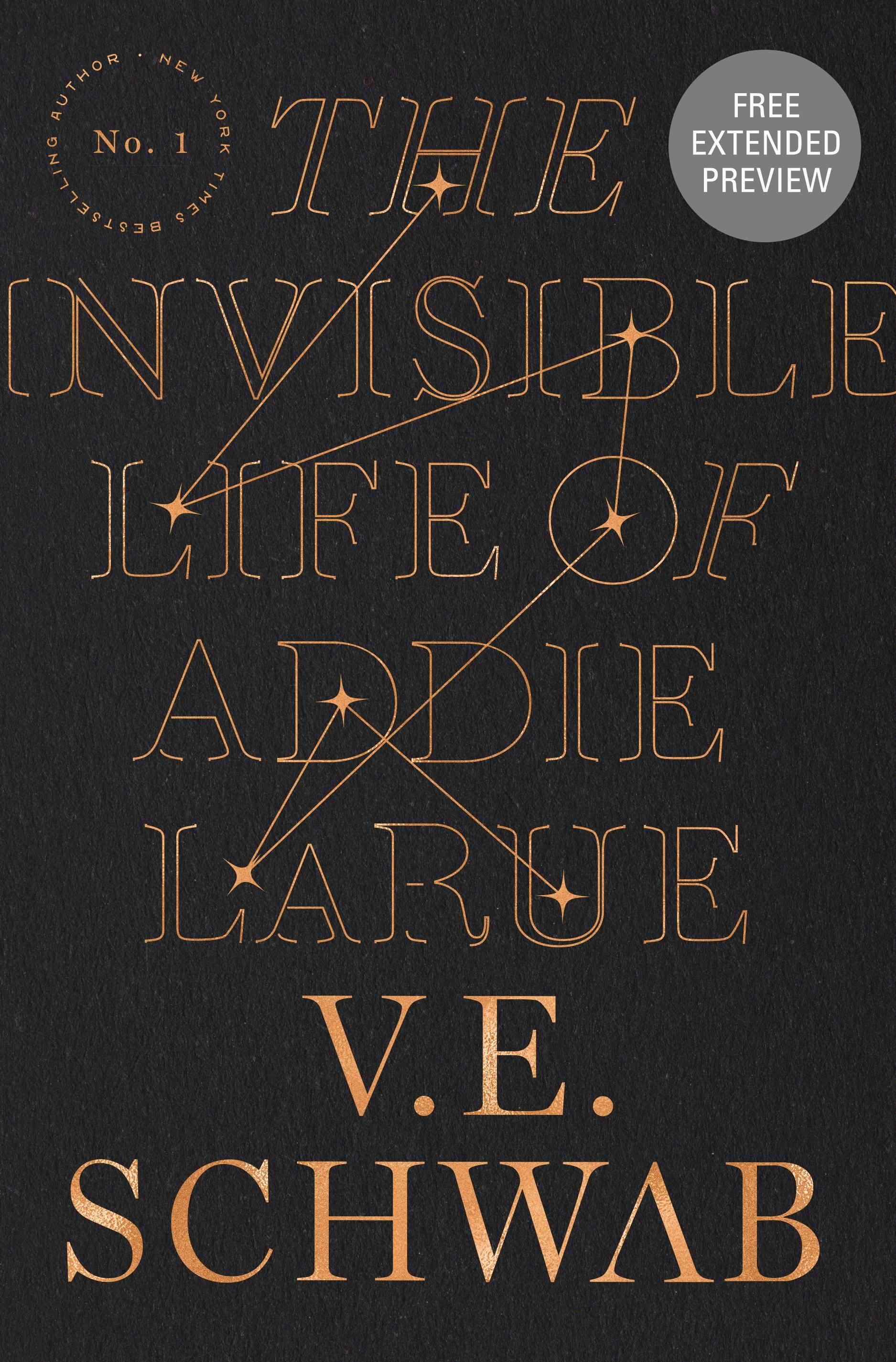 Cover for the book titled as: The Invisible Life of Addie LaRue Sneak Peek