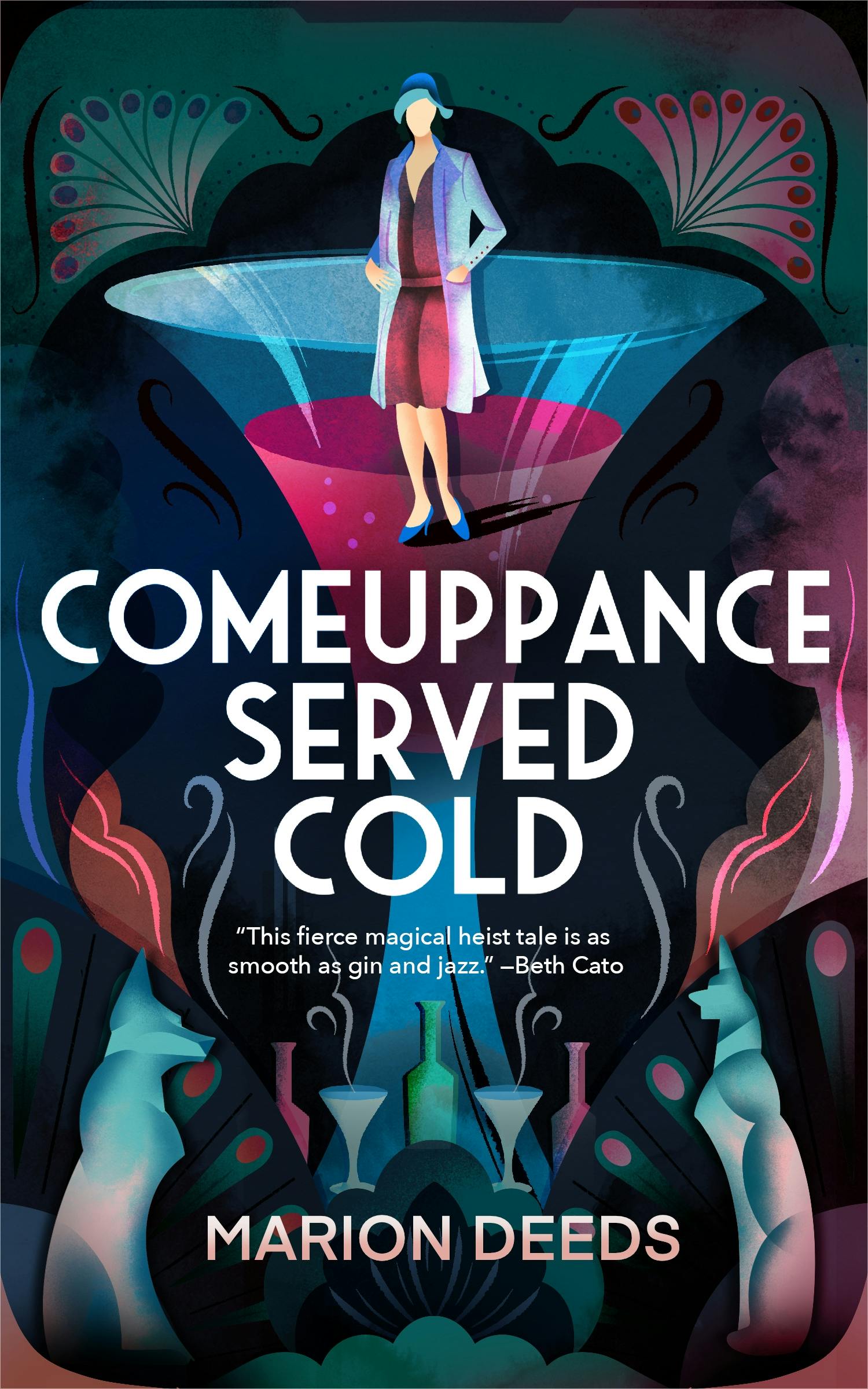 Cover for the book titled as: Comeuppance Served Cold