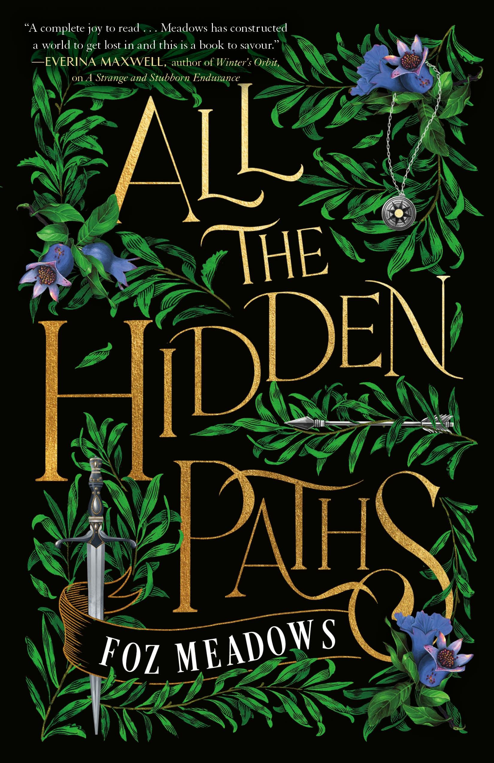 Cover for the book titled as: All the Hidden Paths