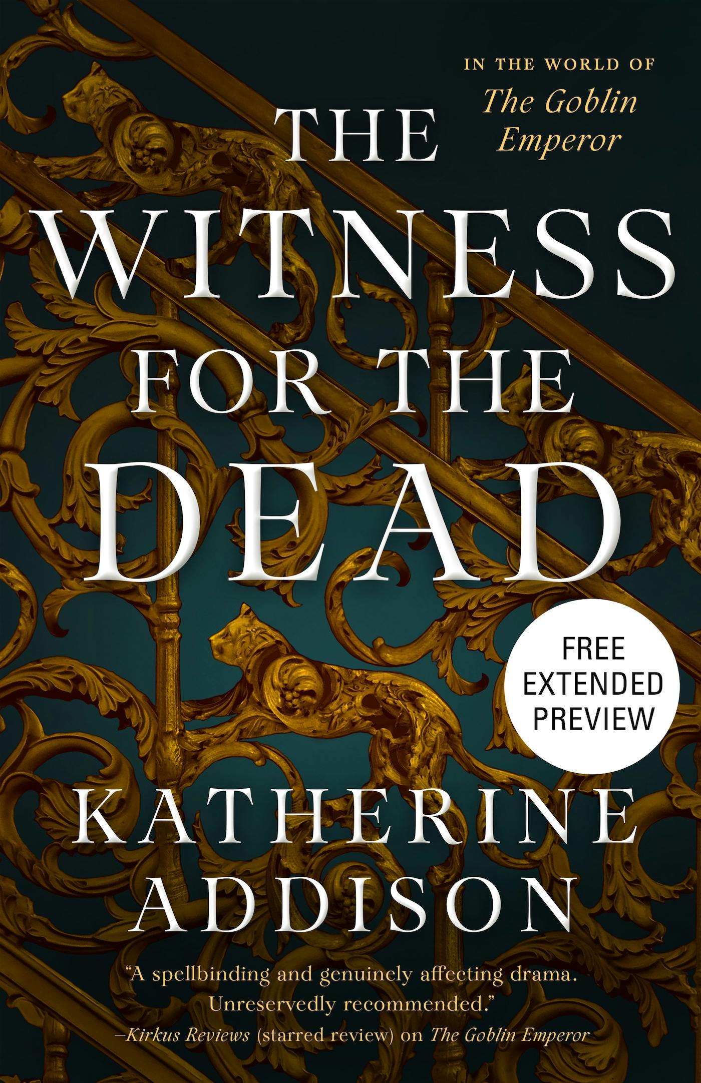Cover for the book titled as: The Witness for the Dead Sneak Peek