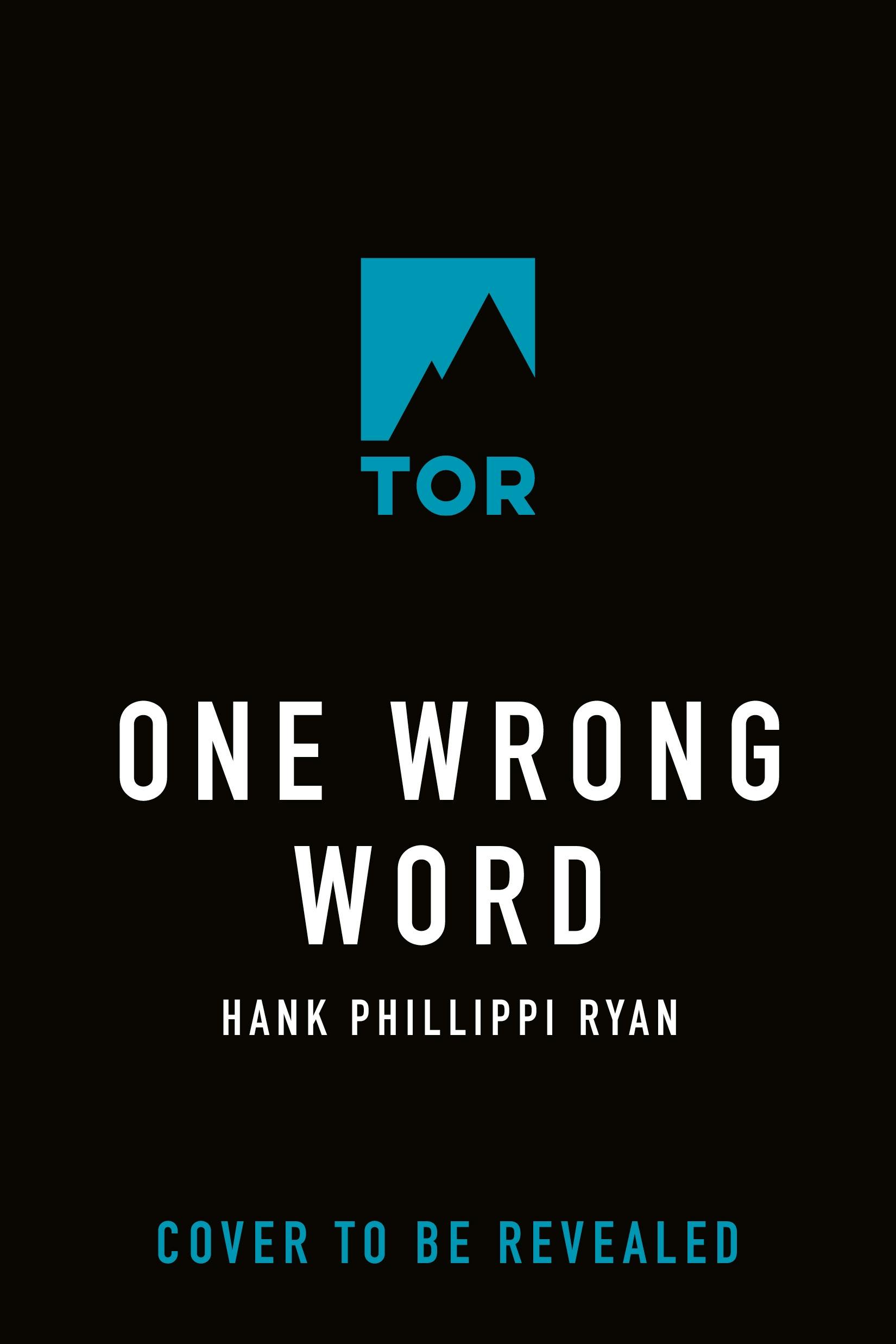 Cover for the book titled as: One Wrong Word