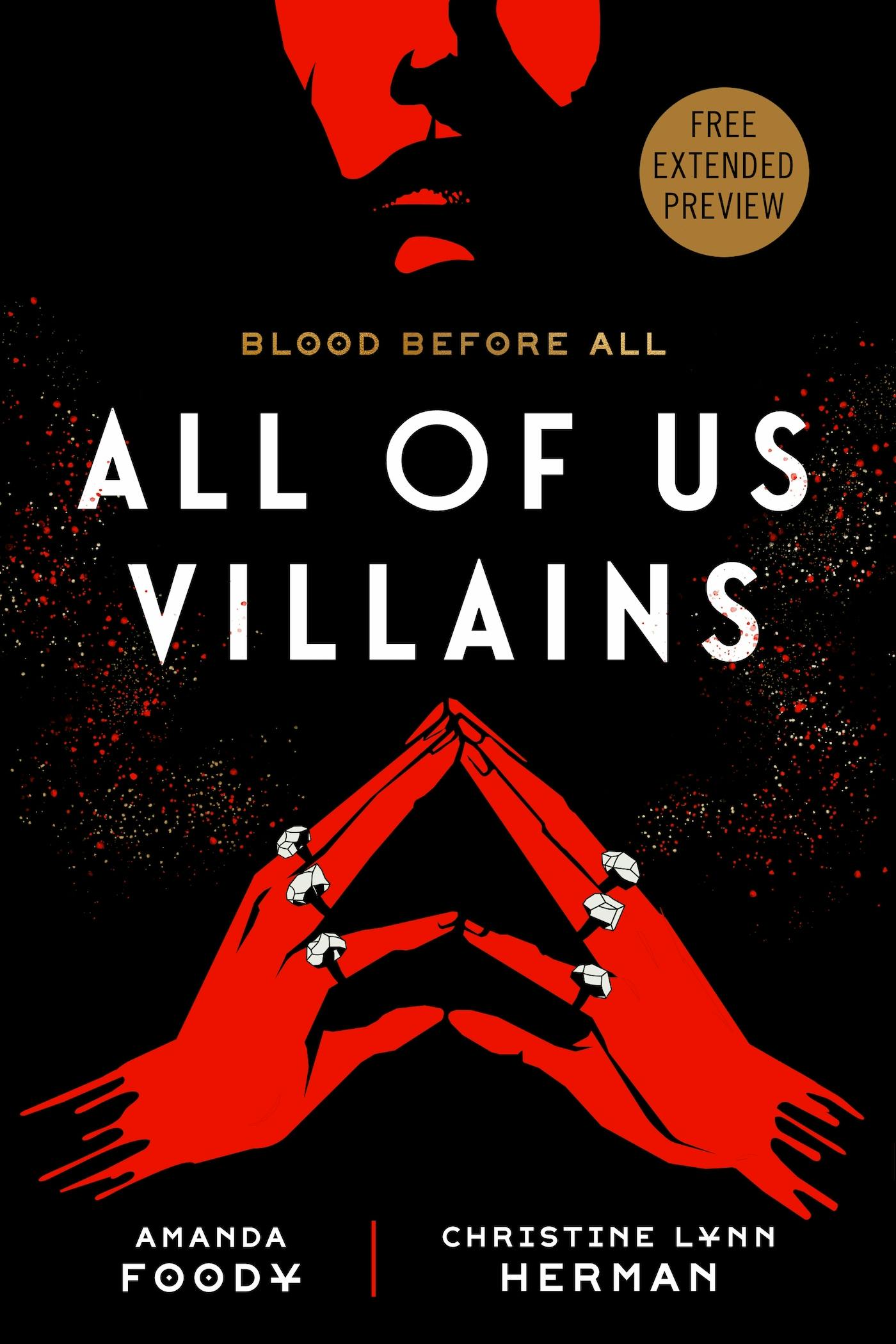 Cover for the book titled as: All of Us Villains Sneak Peek