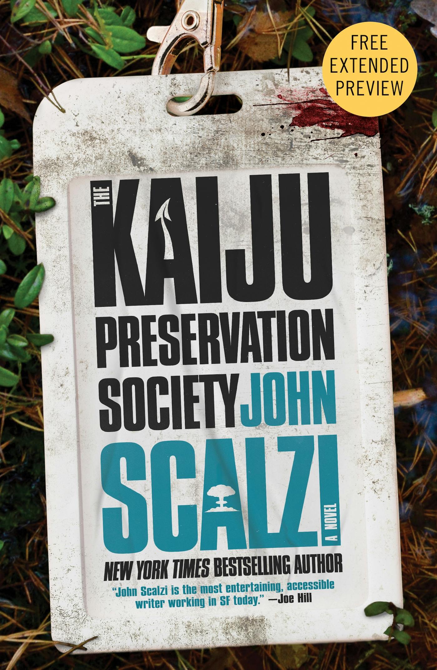 Cover for the book titled as: The Kaiju Preservation Society Sneak Peek