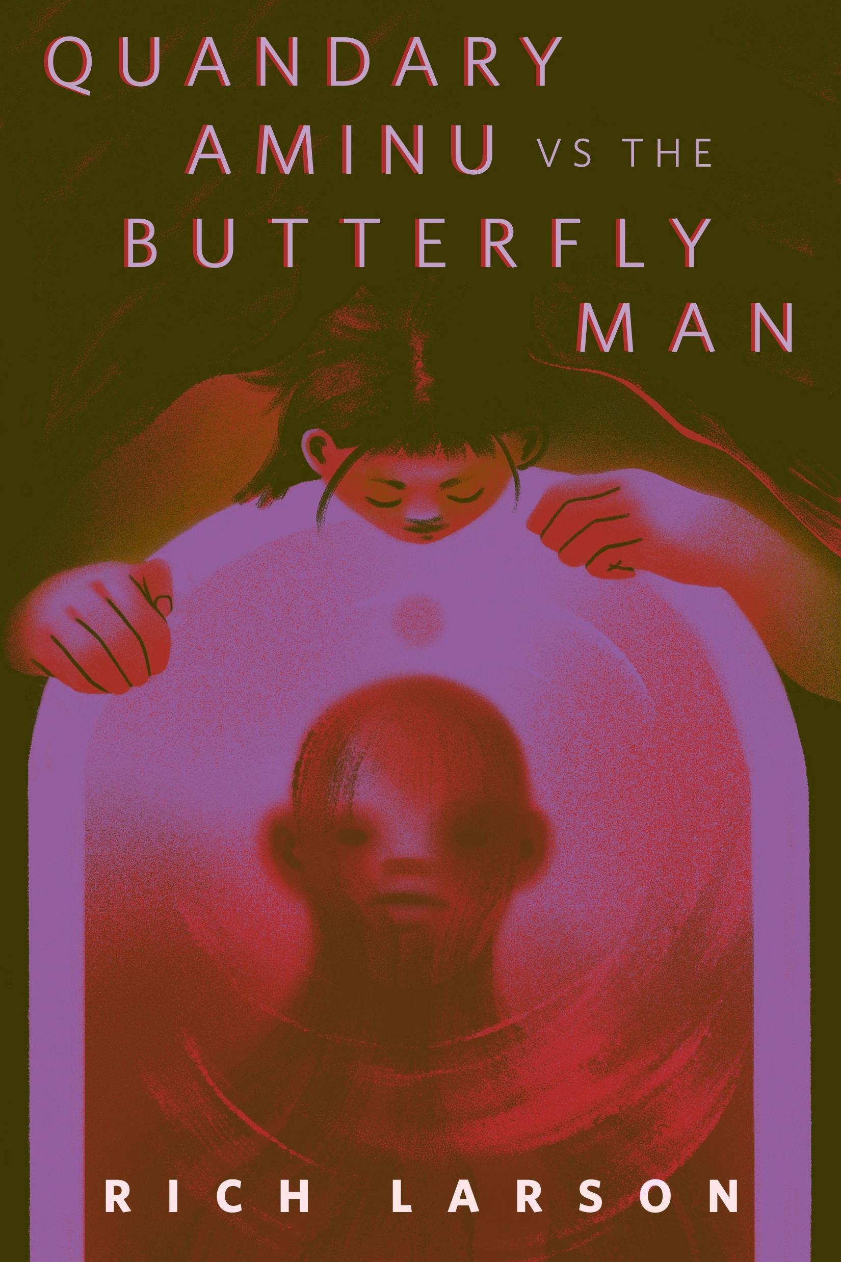 Cover for the book titled as: Quandary Aminu vs The Butterfly Man