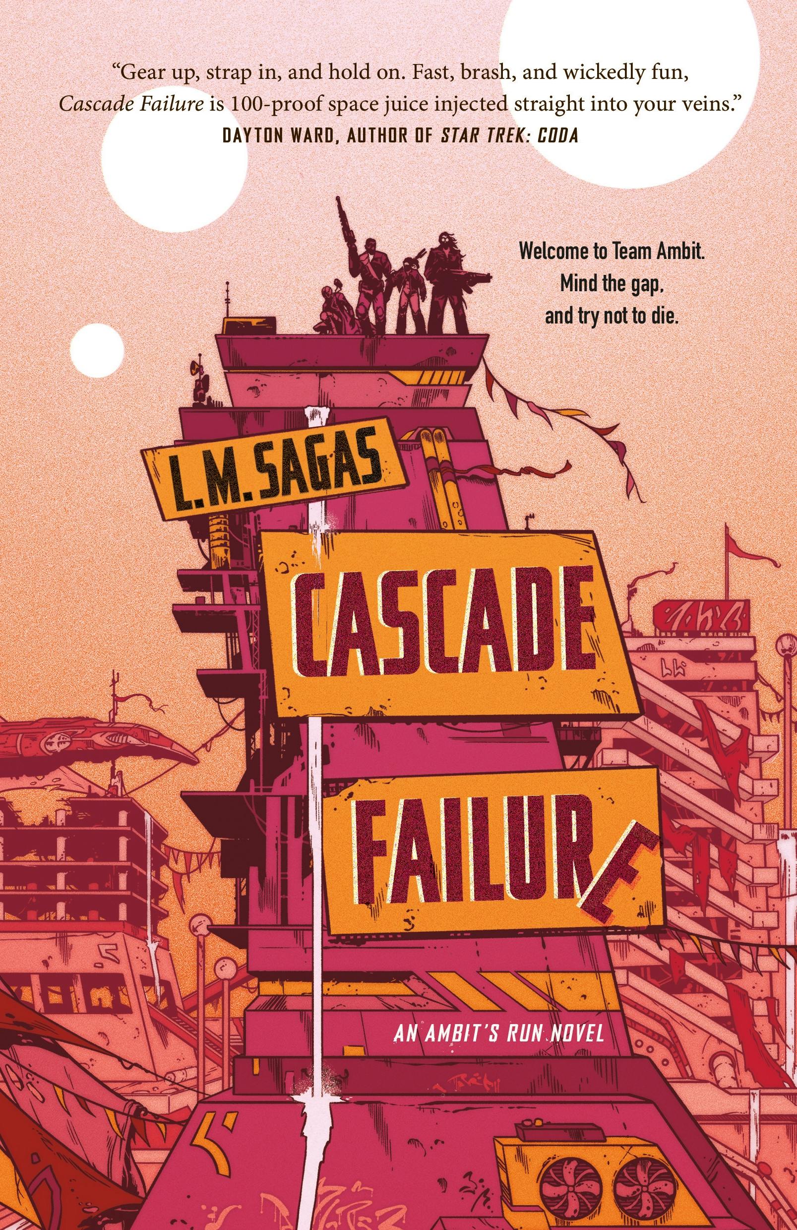 Cover for the book titled as: Cascade Failure