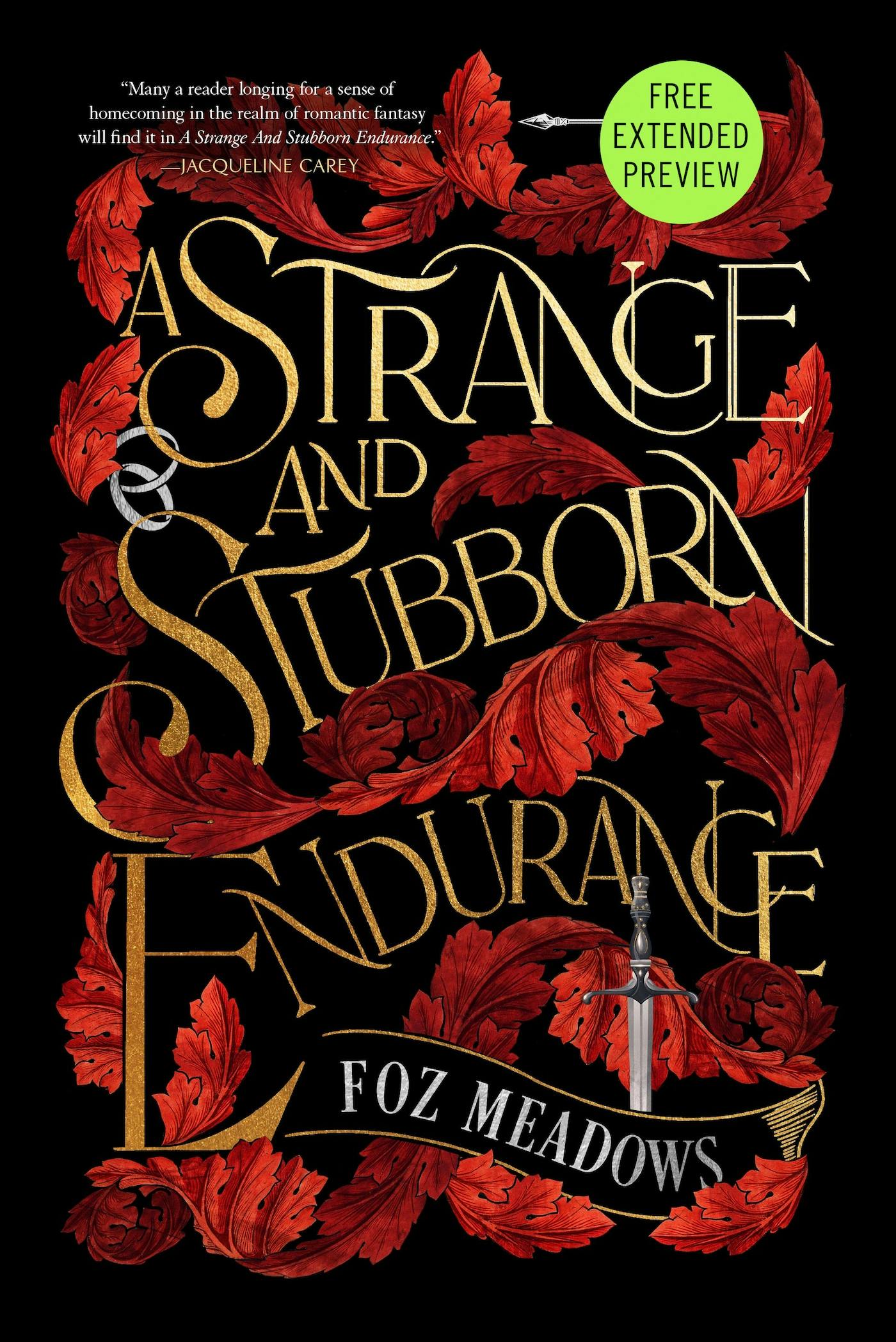 Cover for the book titled as: A Strange and Stubborn Endurance Sneak Peek