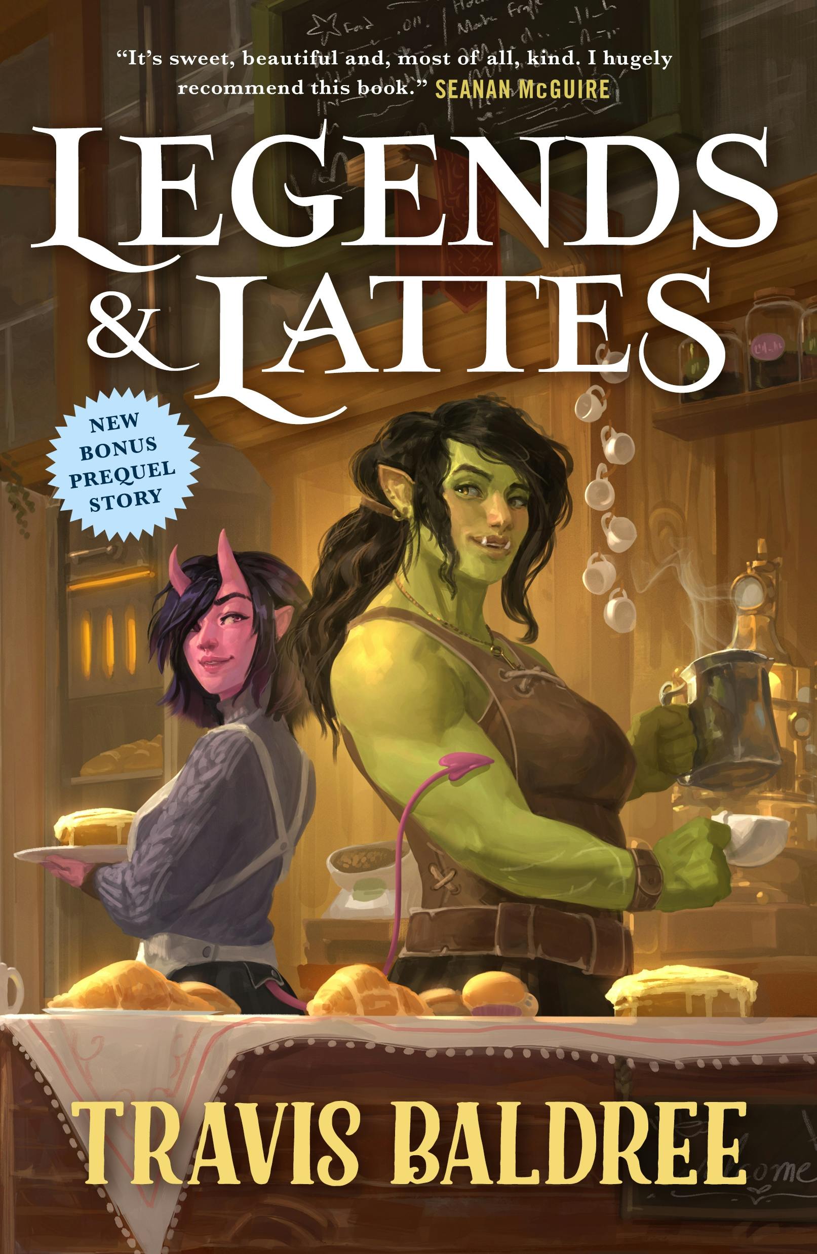 Cover for the book titled as: Legends & Lattes