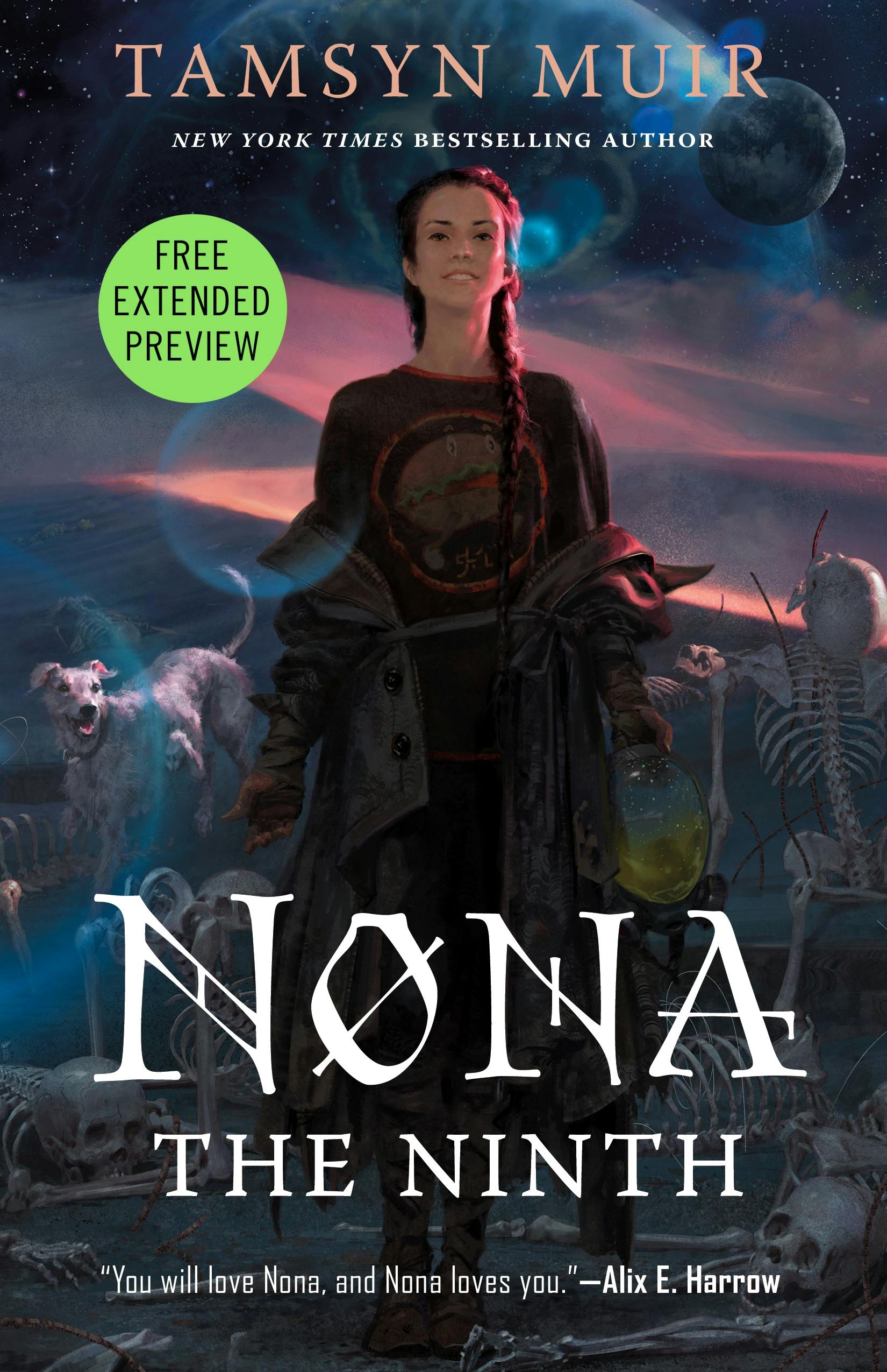 Cover for the book titled as: Nona the Ninth Sneak Peek