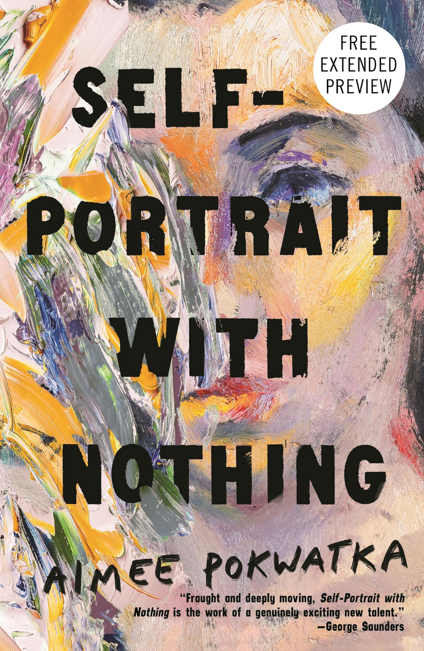 Cover for the book titled as: Self-Portrait with Nothing Sneak Peek