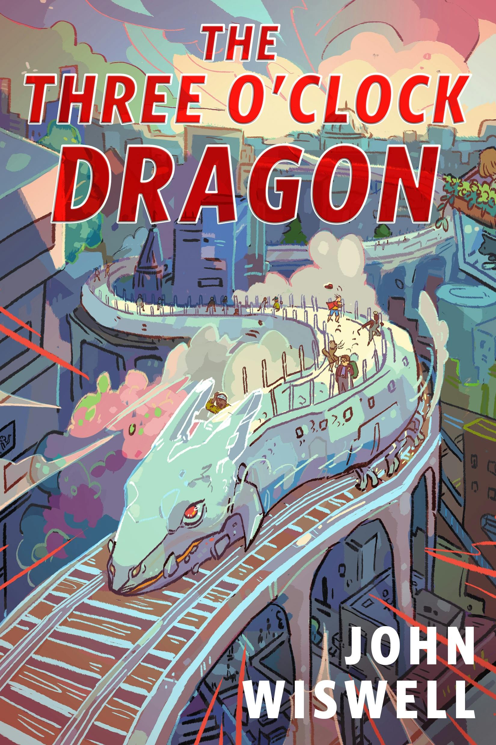 Cover for the book titled as: The Three O’Clock Dragon