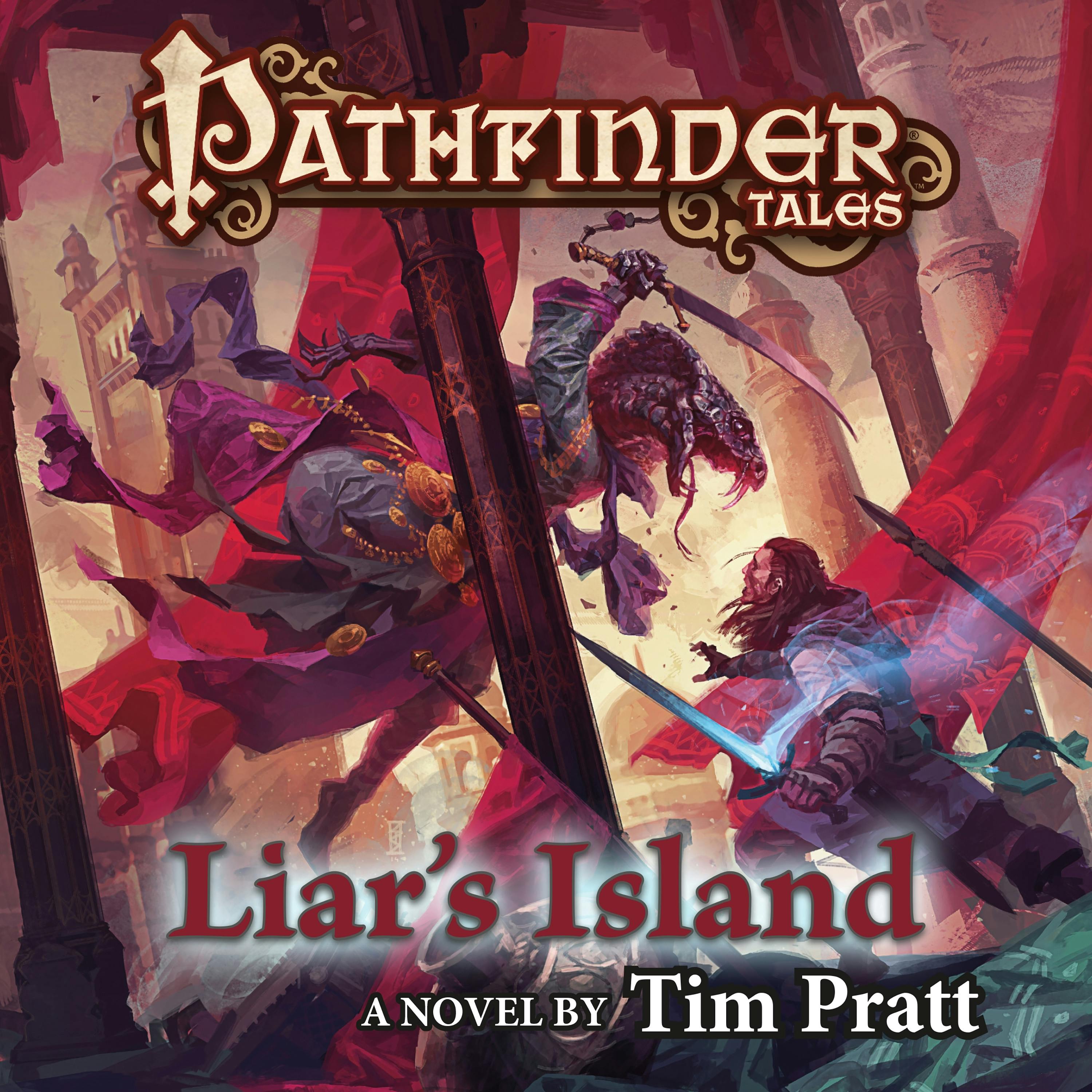 Cover for the book titled as: Pathfinder Tales: Liar's Island