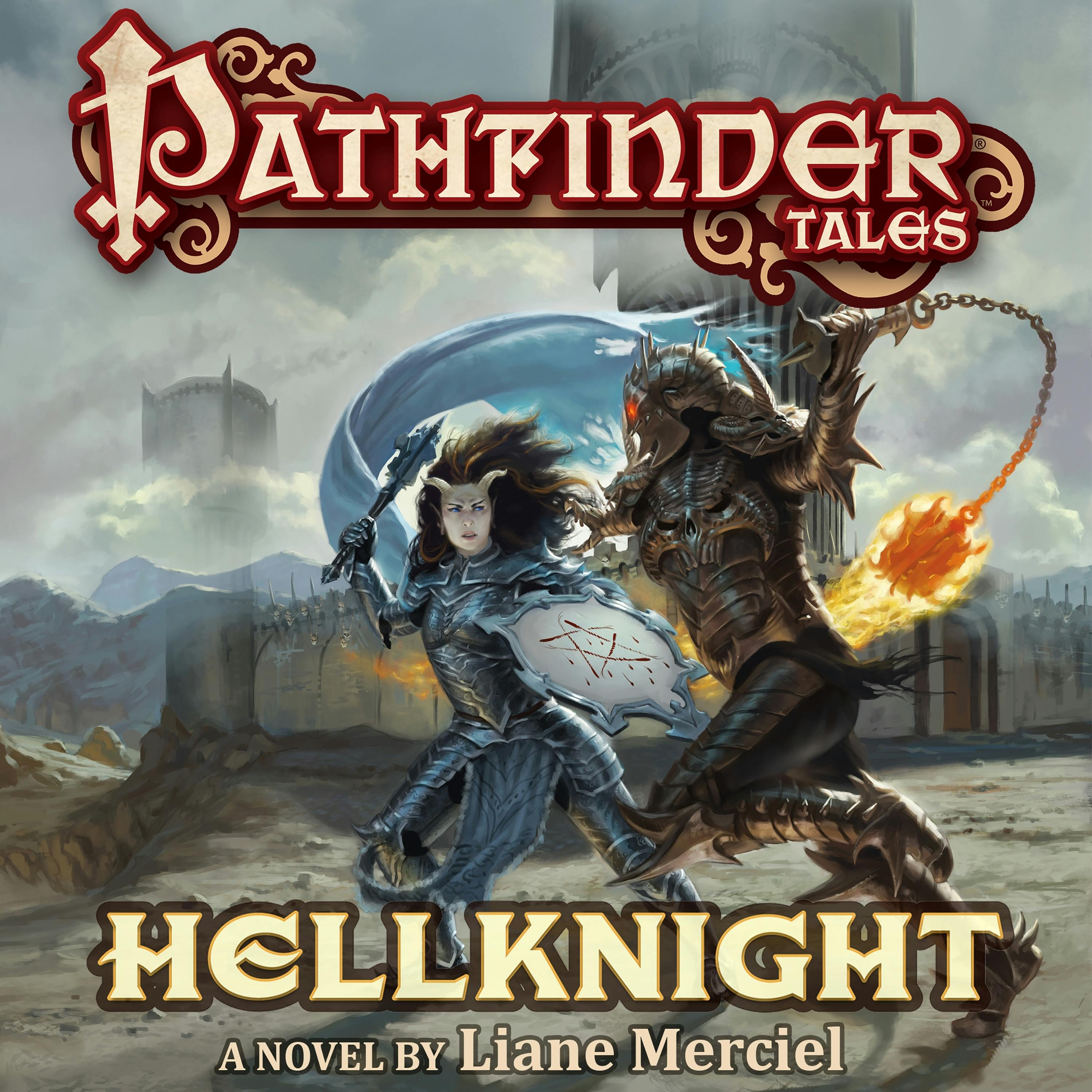 Cover for the book titled as: Pathfinder Tales: Hellknight