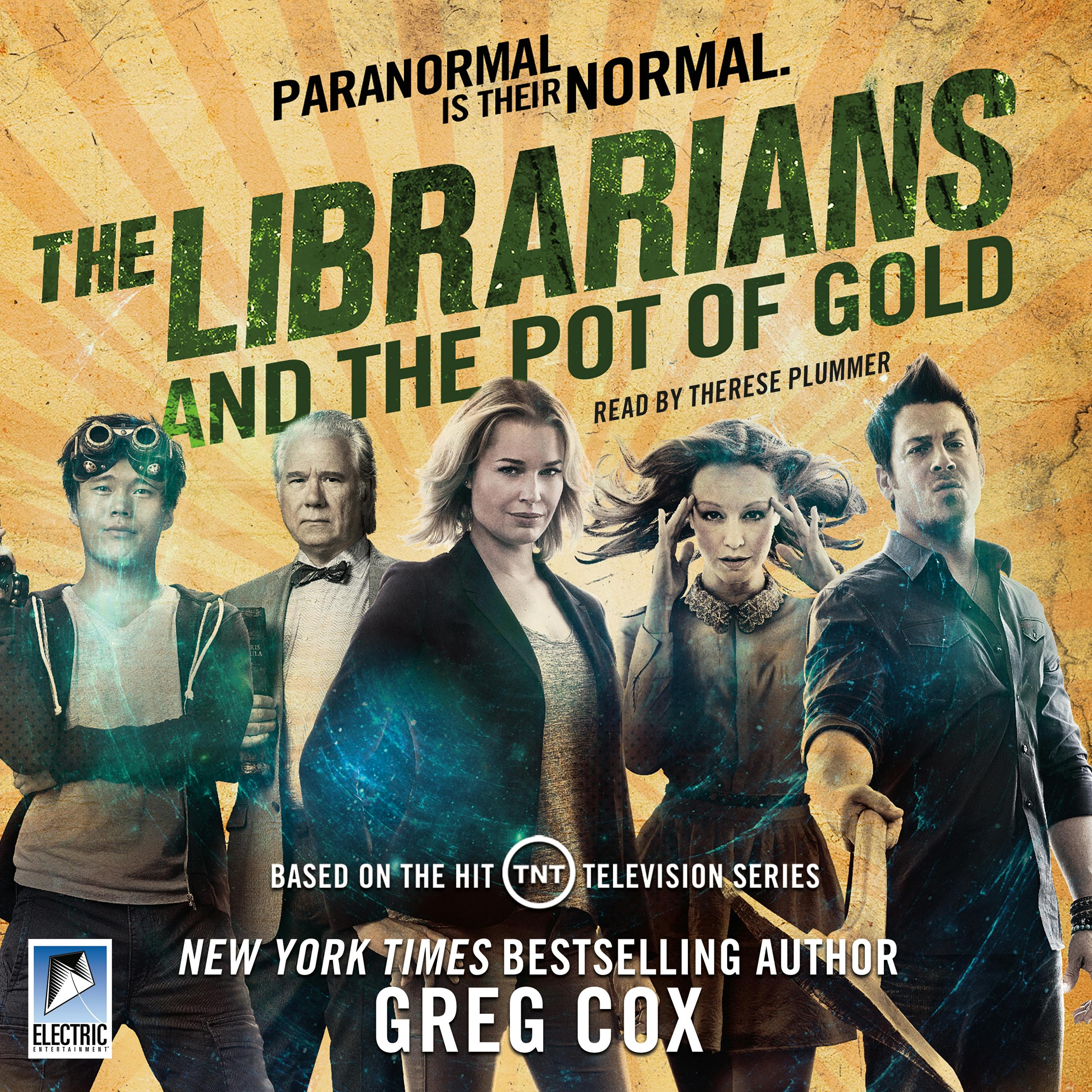 Cover for the book titled as: The Librarians and the Pot of Gold