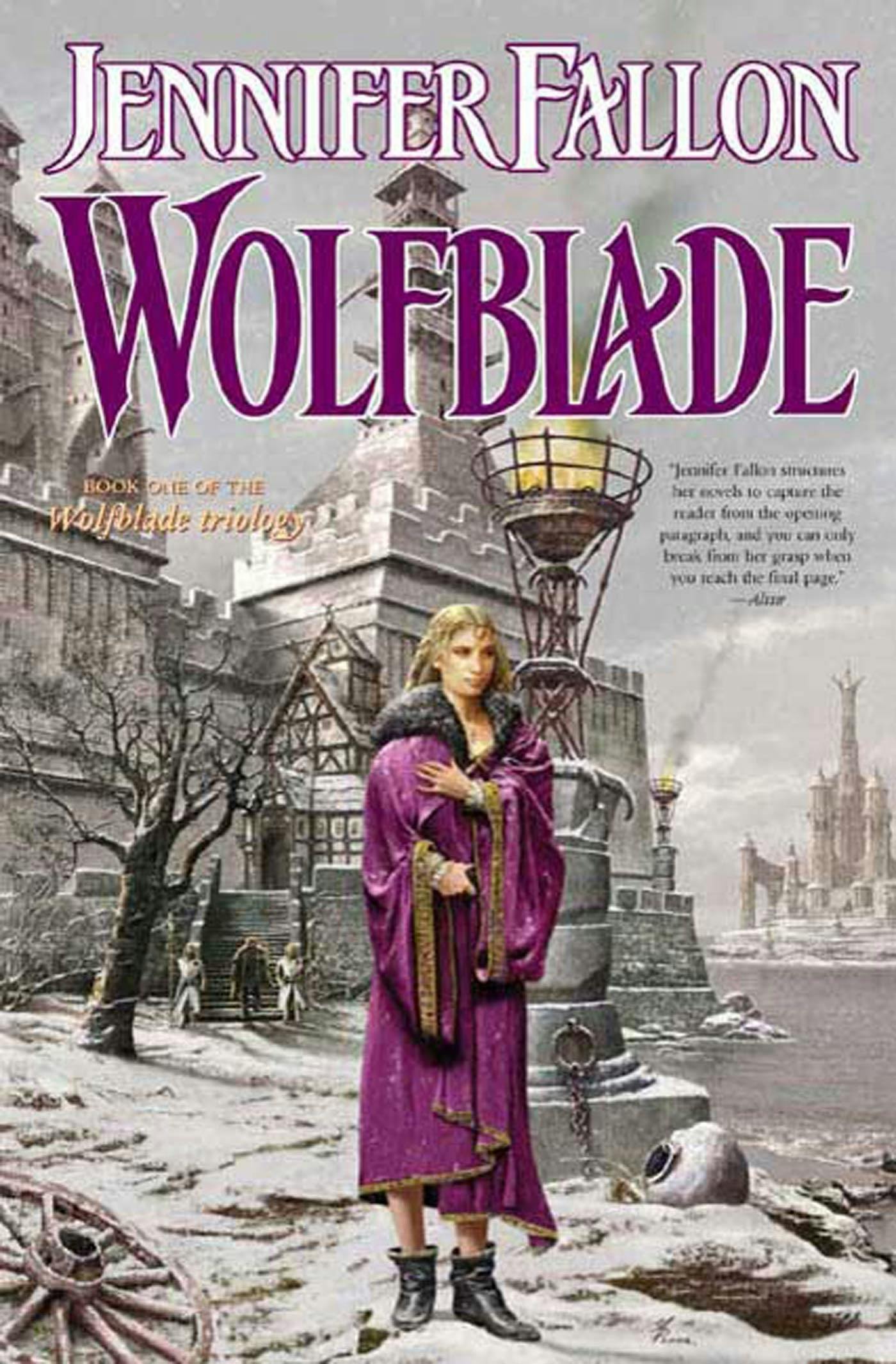 Cover for the book titled as: Wolfblade