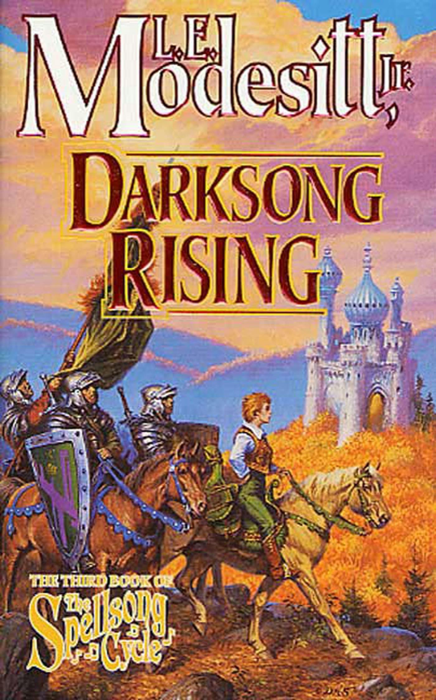 Cover for the book titled as: Darksong Rising