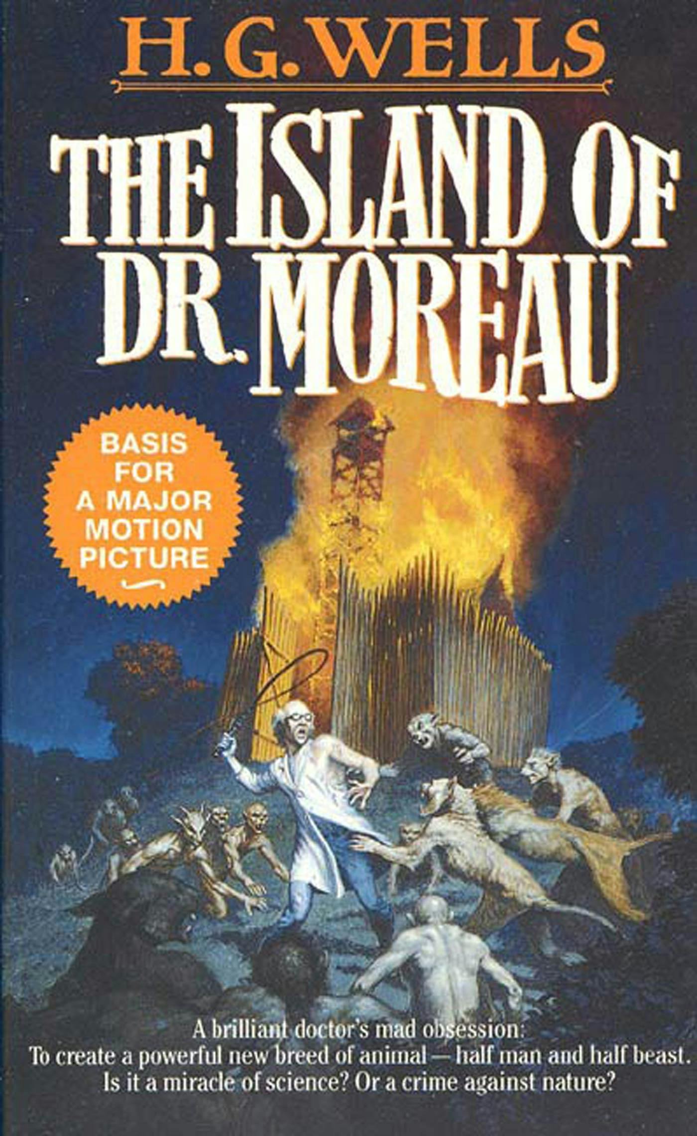 Cover for the book titled as: The Island of Dr. Moreau