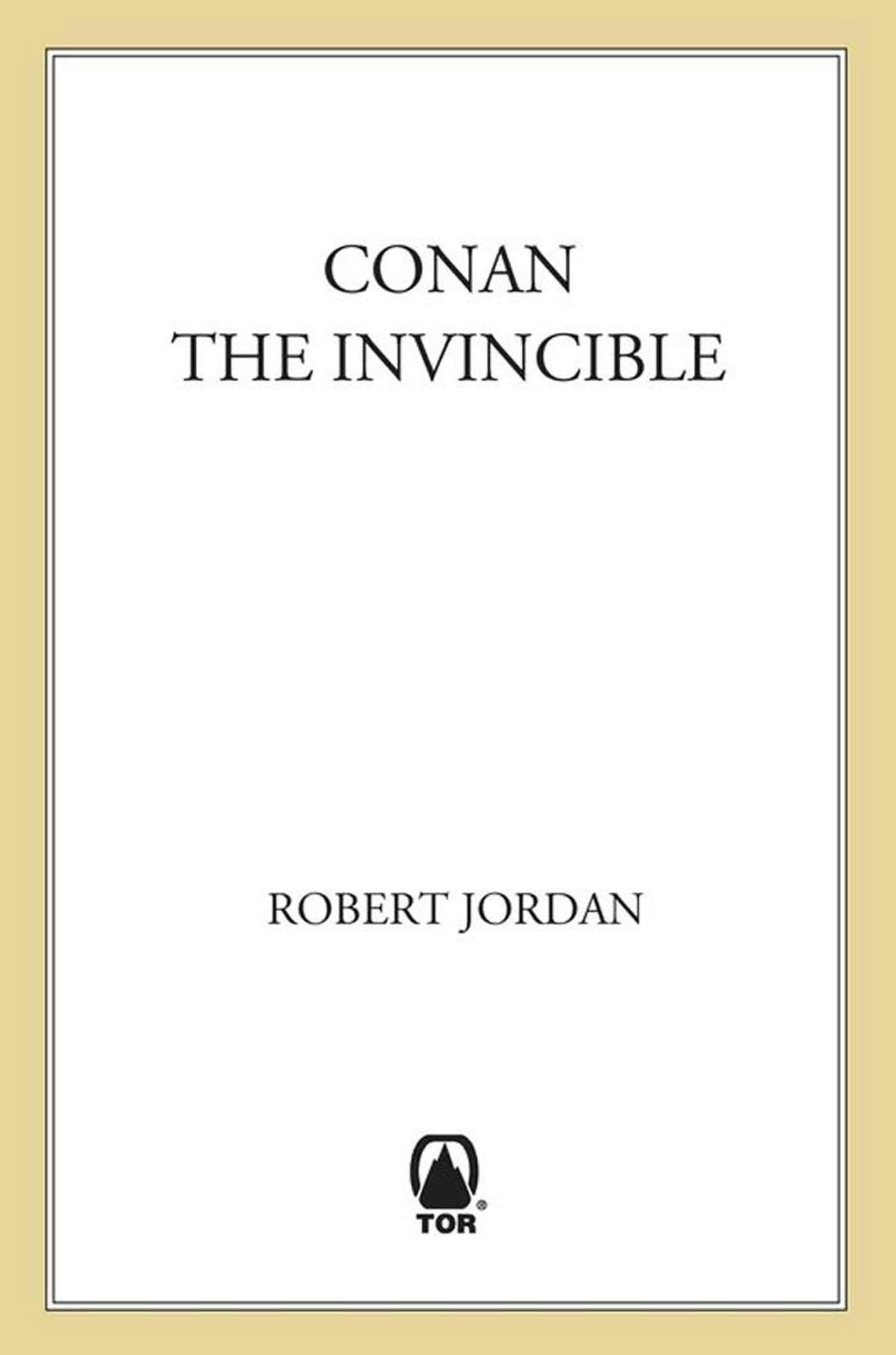 Cover for the book titled as: Conan The Invincible