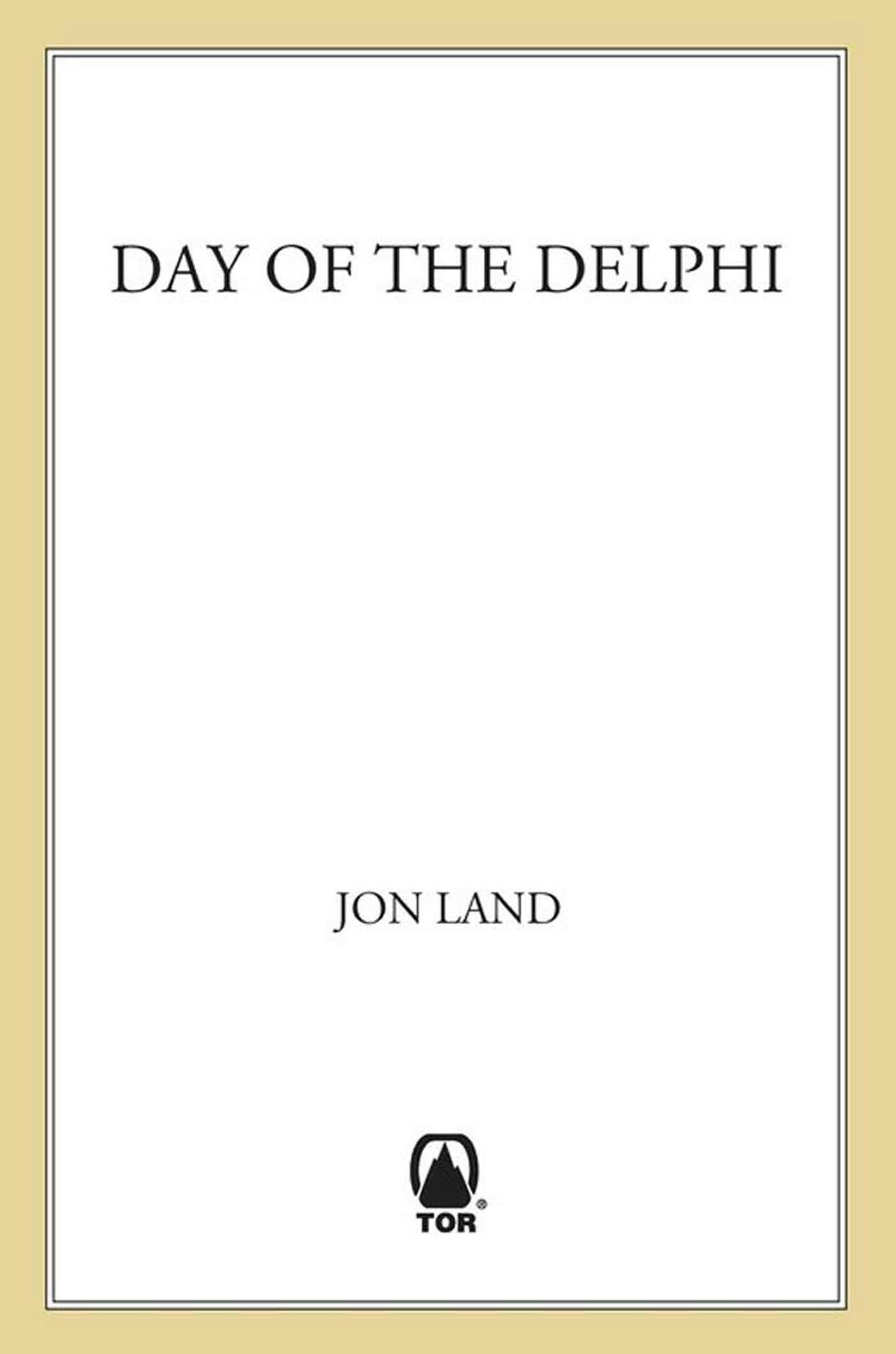 Cover for the book titled as: Day of the Delphi