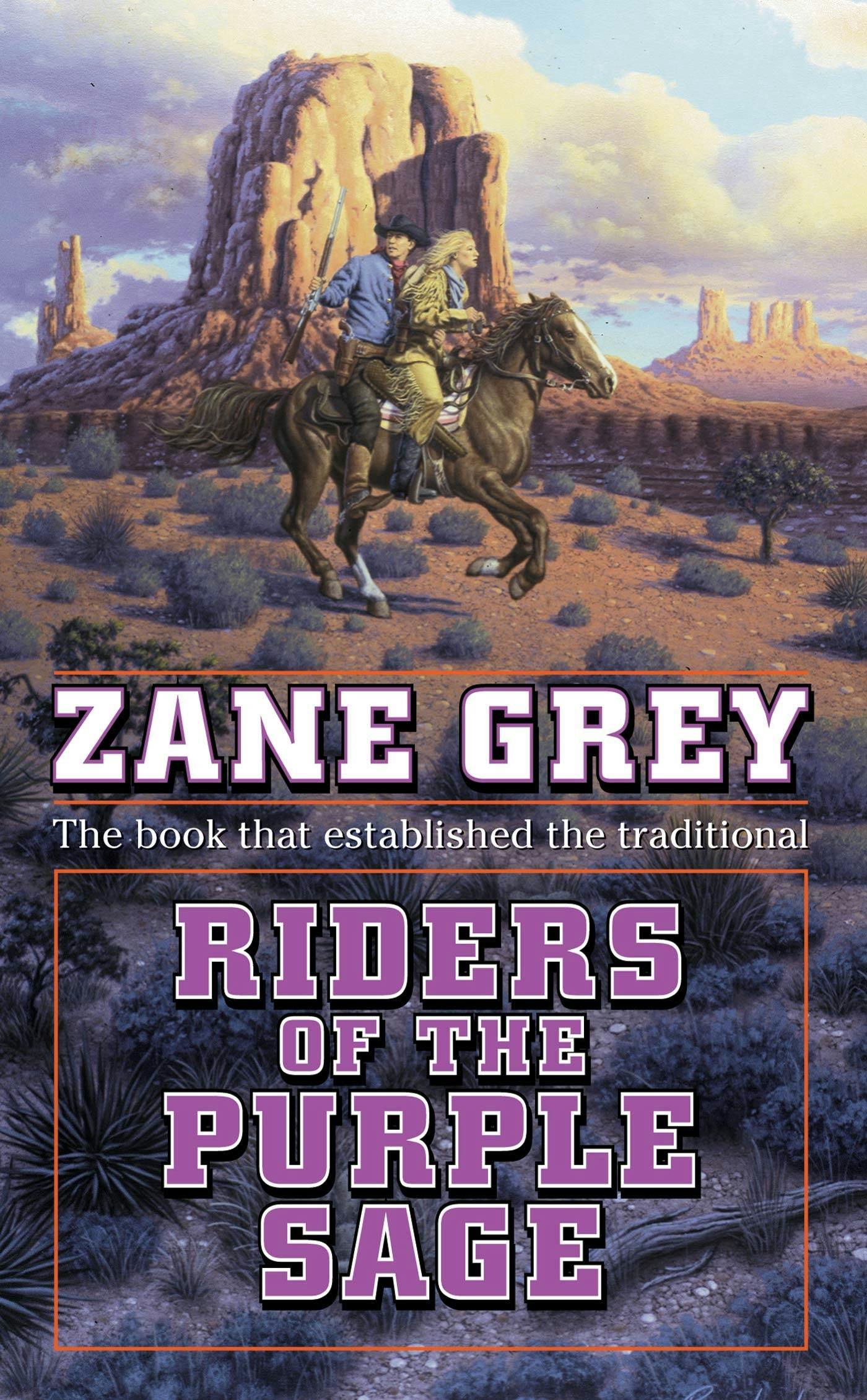 Cover for the book titled as: Riders of the Purple Sage