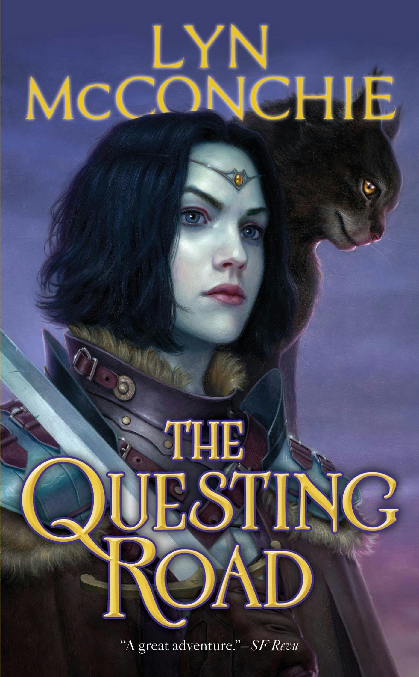 Cover for the book titled as: The Questing Road