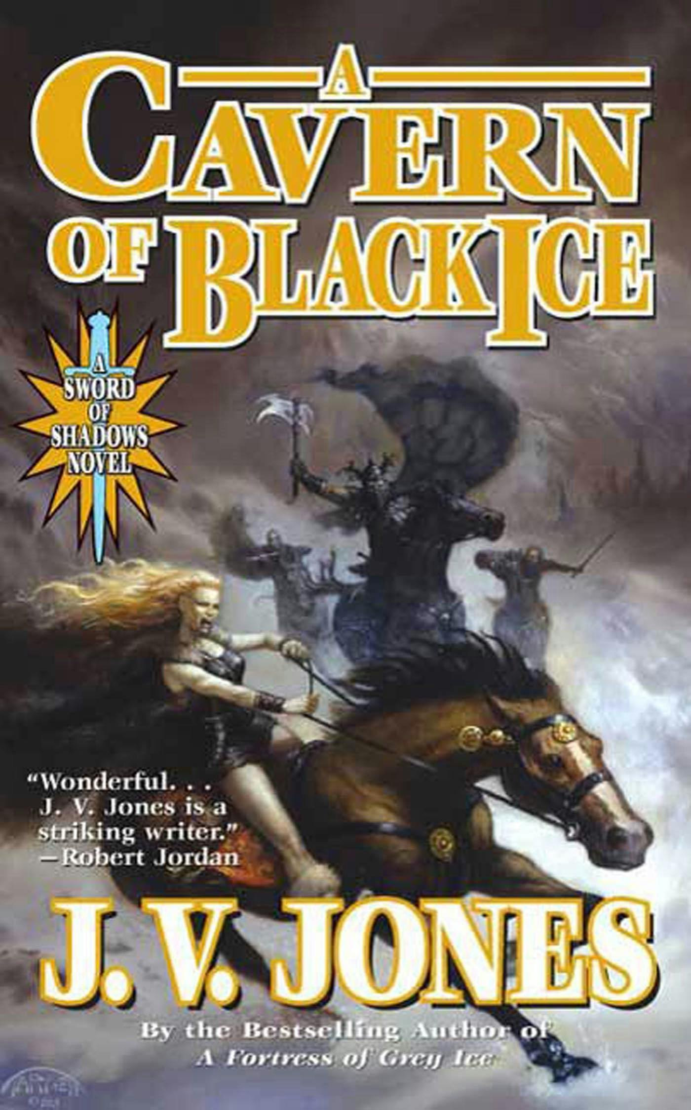 Cover for the book titled as: A Cavern of Black Ice