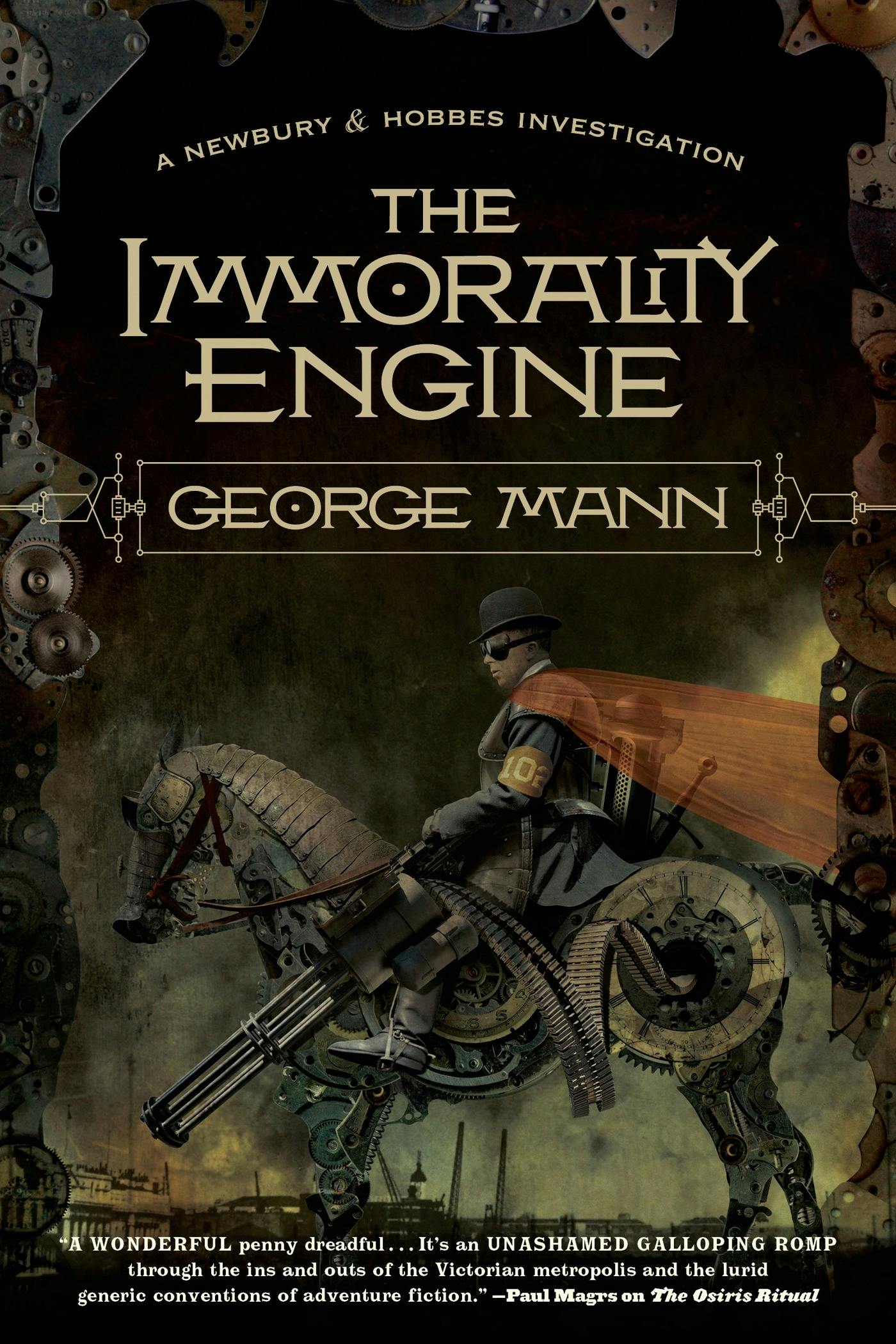 Cover for the book titled as: The Immorality Engine